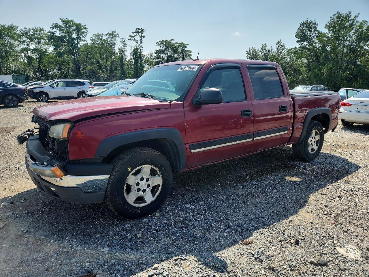 2005 Chevrolet Silverado K1500 Burgundy vin: 2GCEK13T351243065