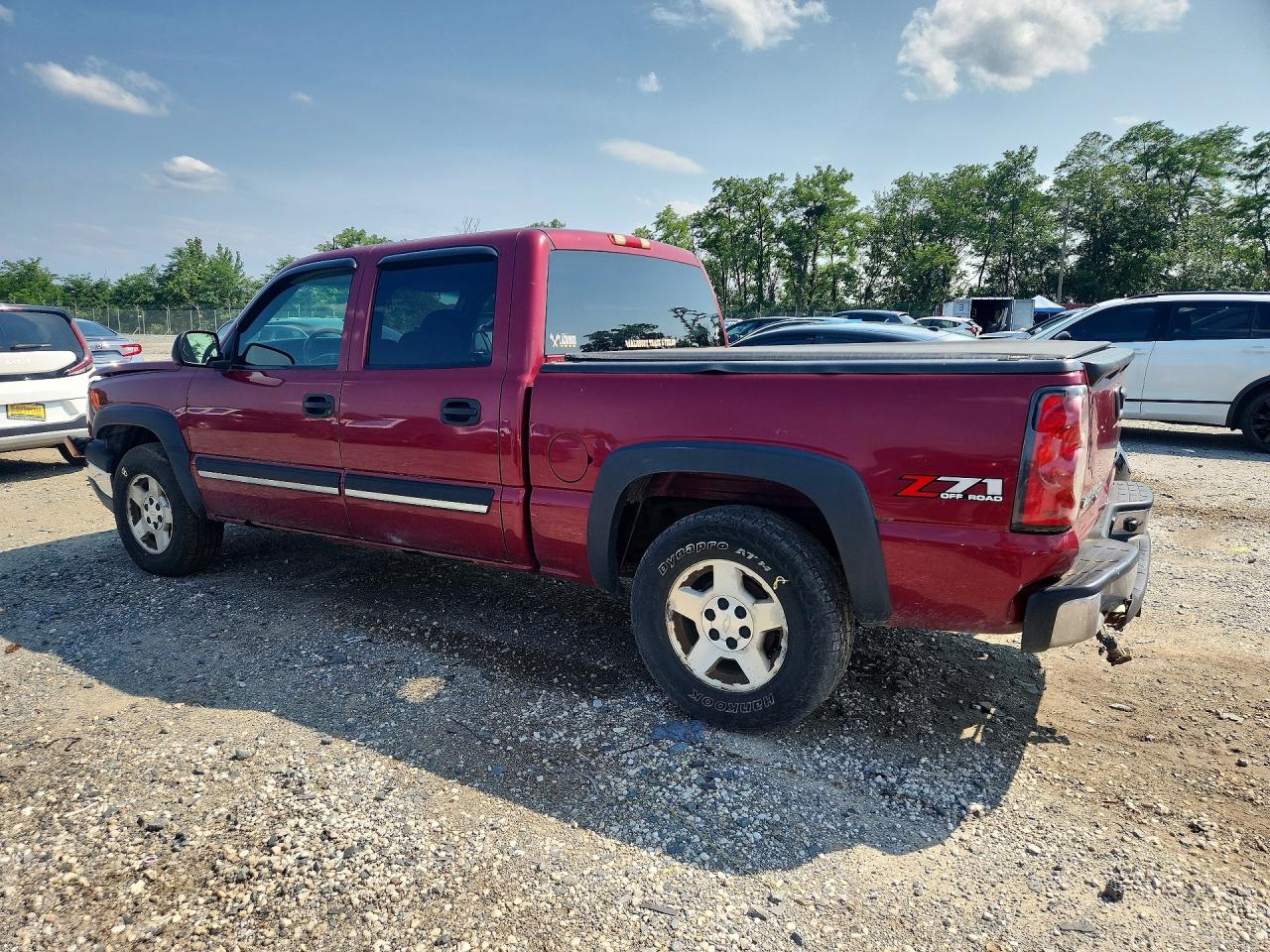 2005 Chevrolet Silverado K1500 Burgundy vin: 2GCEK13T351243065