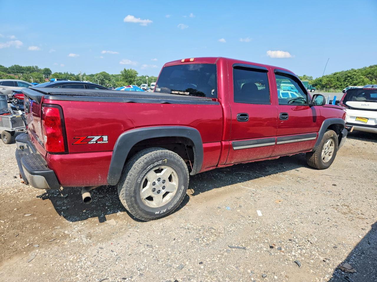2005 Chevrolet Silverado K1500 Burgundy vin: 2GCEK13T351243065