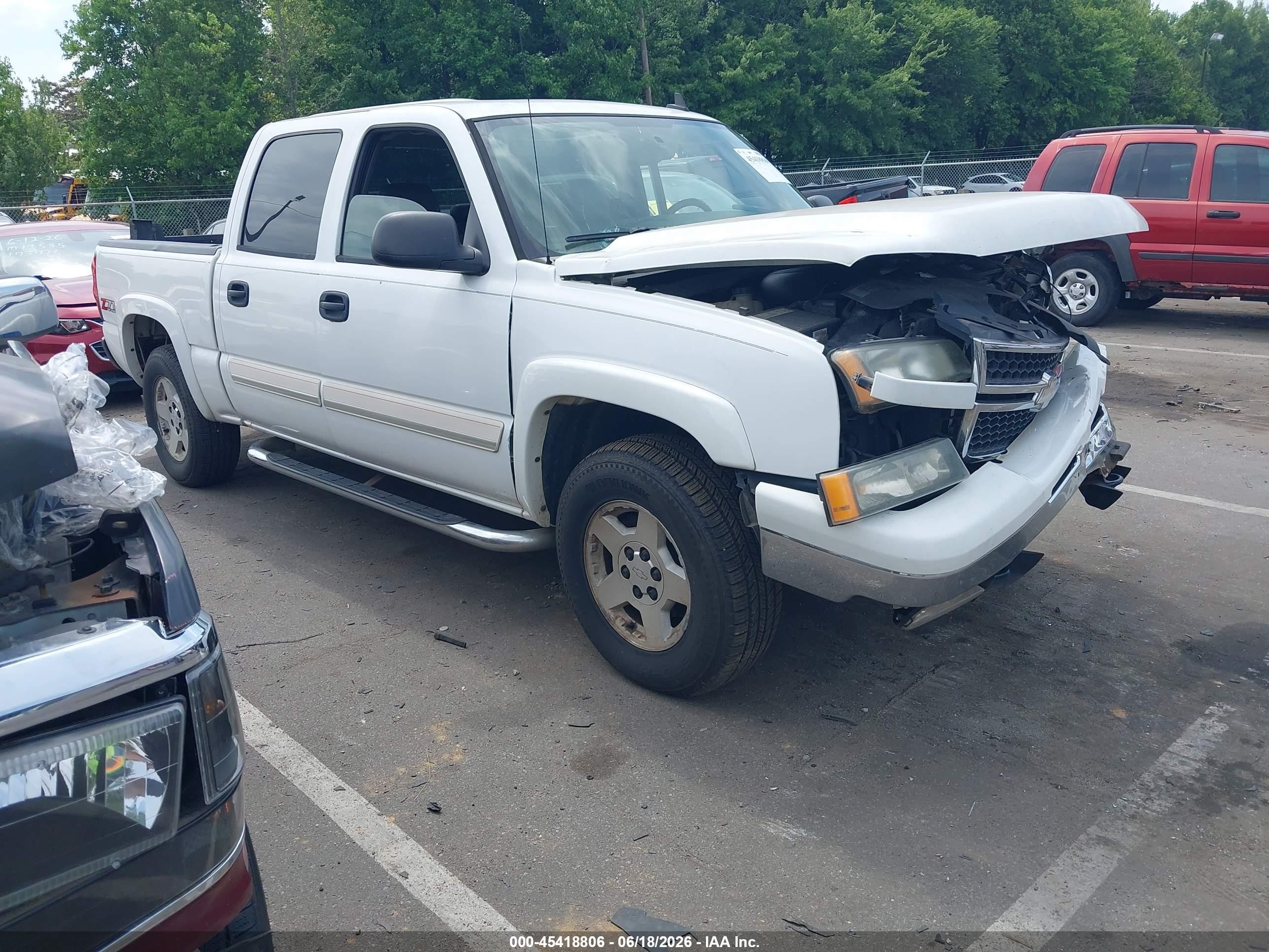 2006 Chevrolet Silverado 1500 Lt2 White vin: 2GCEK13T361104152