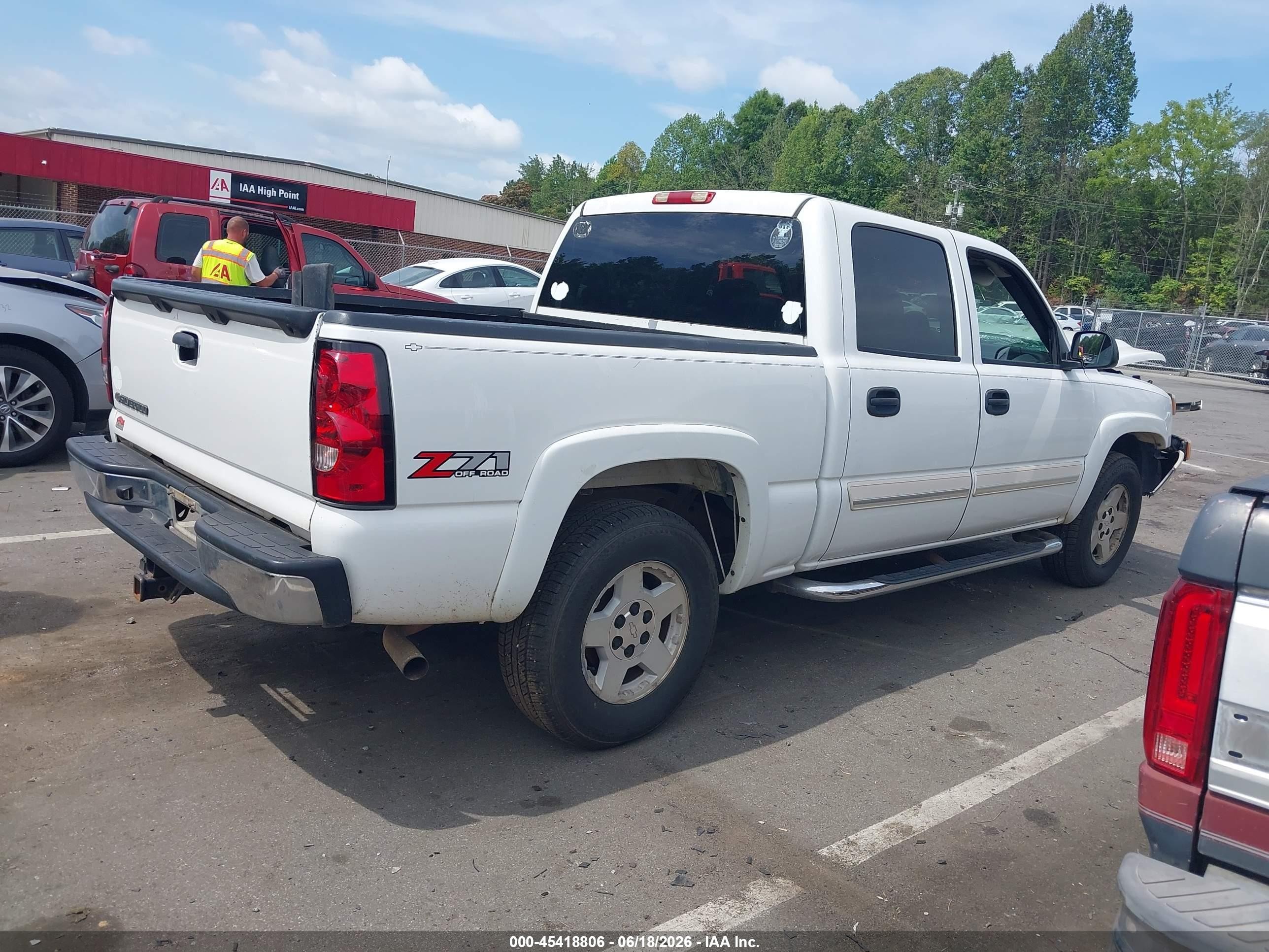 2006 Chevrolet Silverado 1500 Lt2 White vin: 2GCEK13T361104152