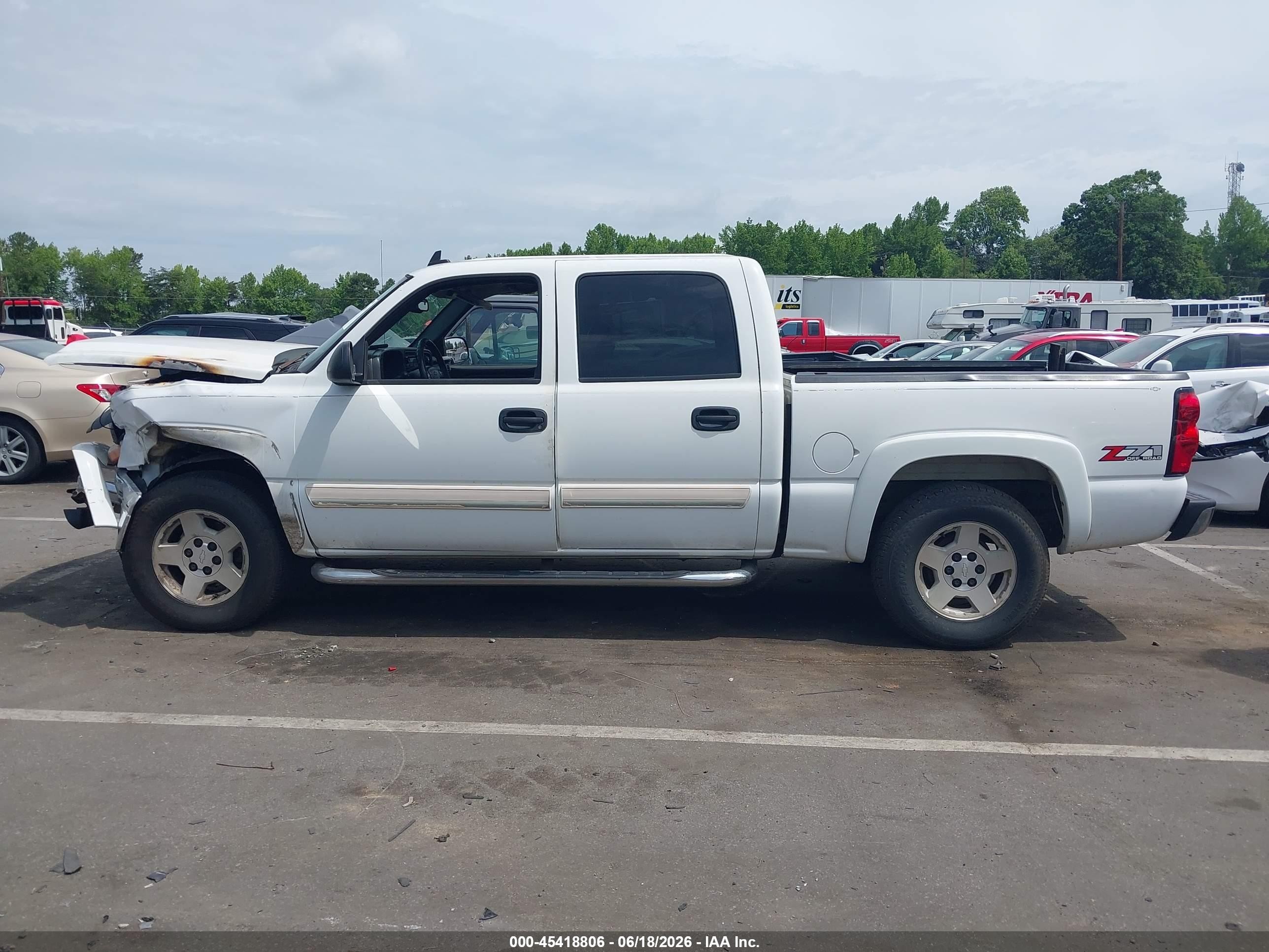 2006 Chevrolet Silverado 1500 Lt2 White vin: 2GCEK13T361104152