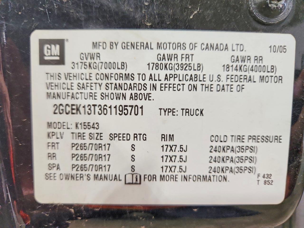 2006 Chevrolet Silverado K1500 Black vin: 2GCEK13T361195701