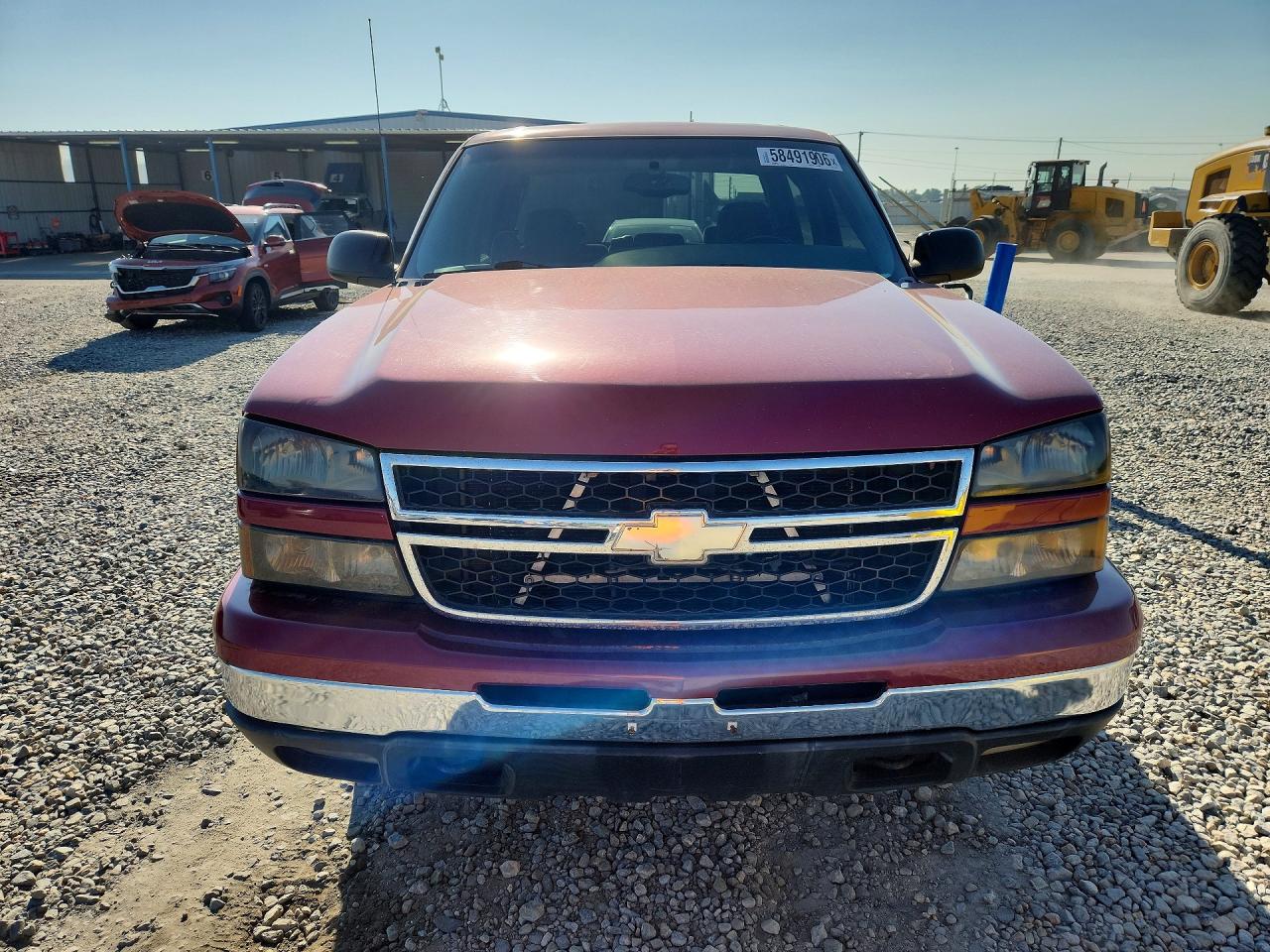 2006 Chevrolet Silverado K1500 Burgundy vin: 2GCEK13T361249434