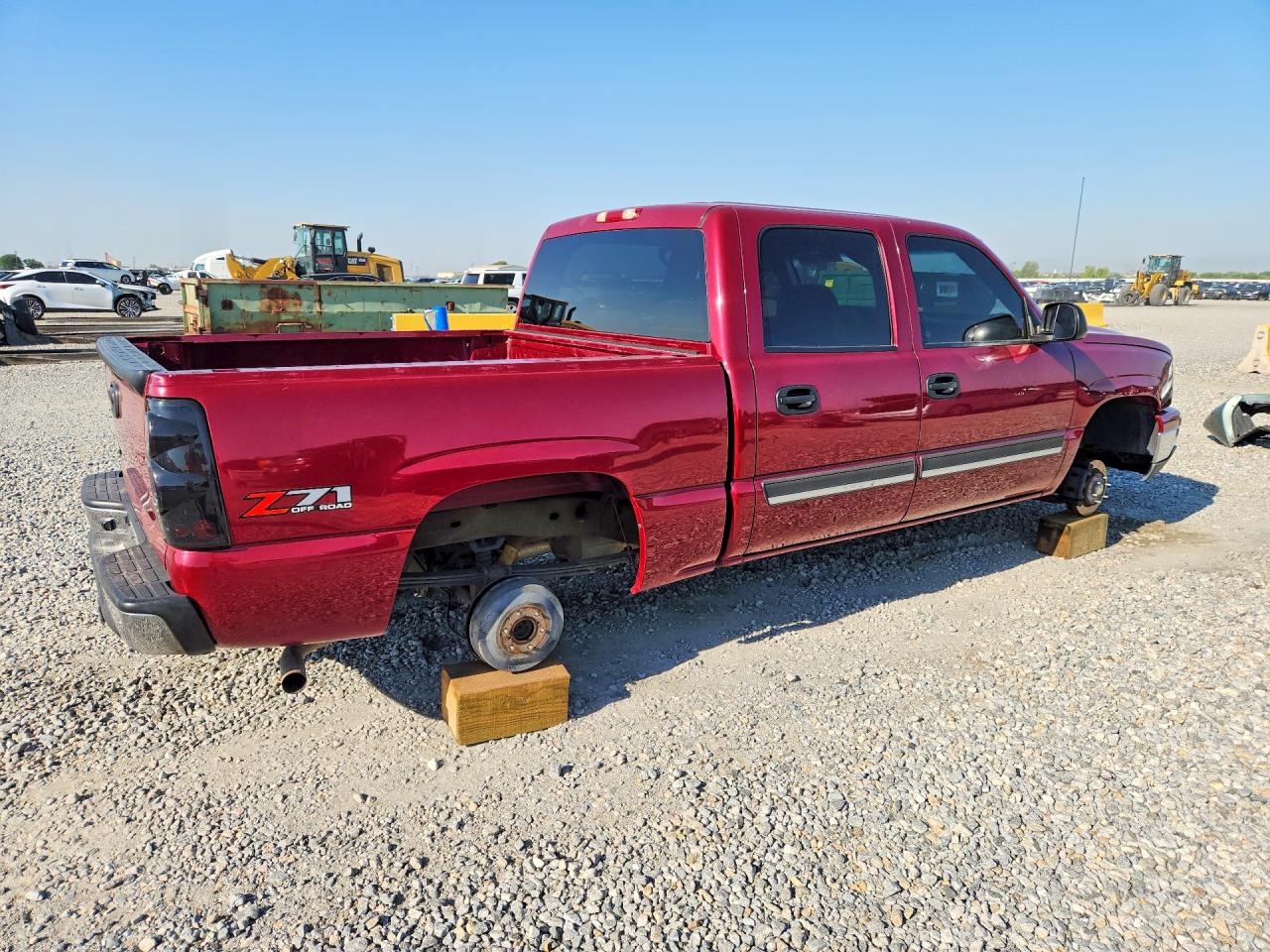 2006 Chevrolet Silverado K1500 Burgundy vin: 2GCEK13T361249434
