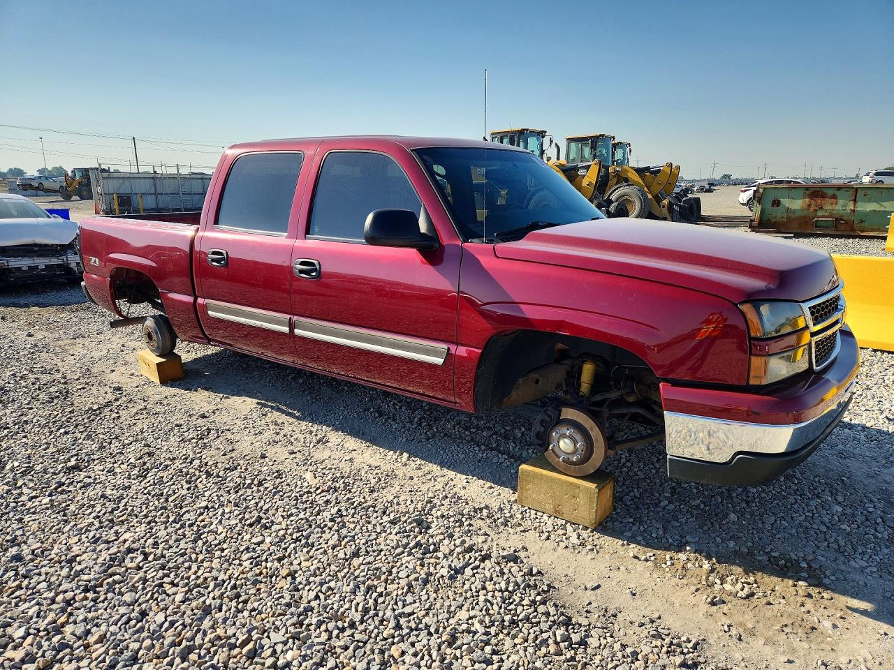 2006 Chevrolet Silverado K1500 Burgundy vin: 2GCEK13T361249434