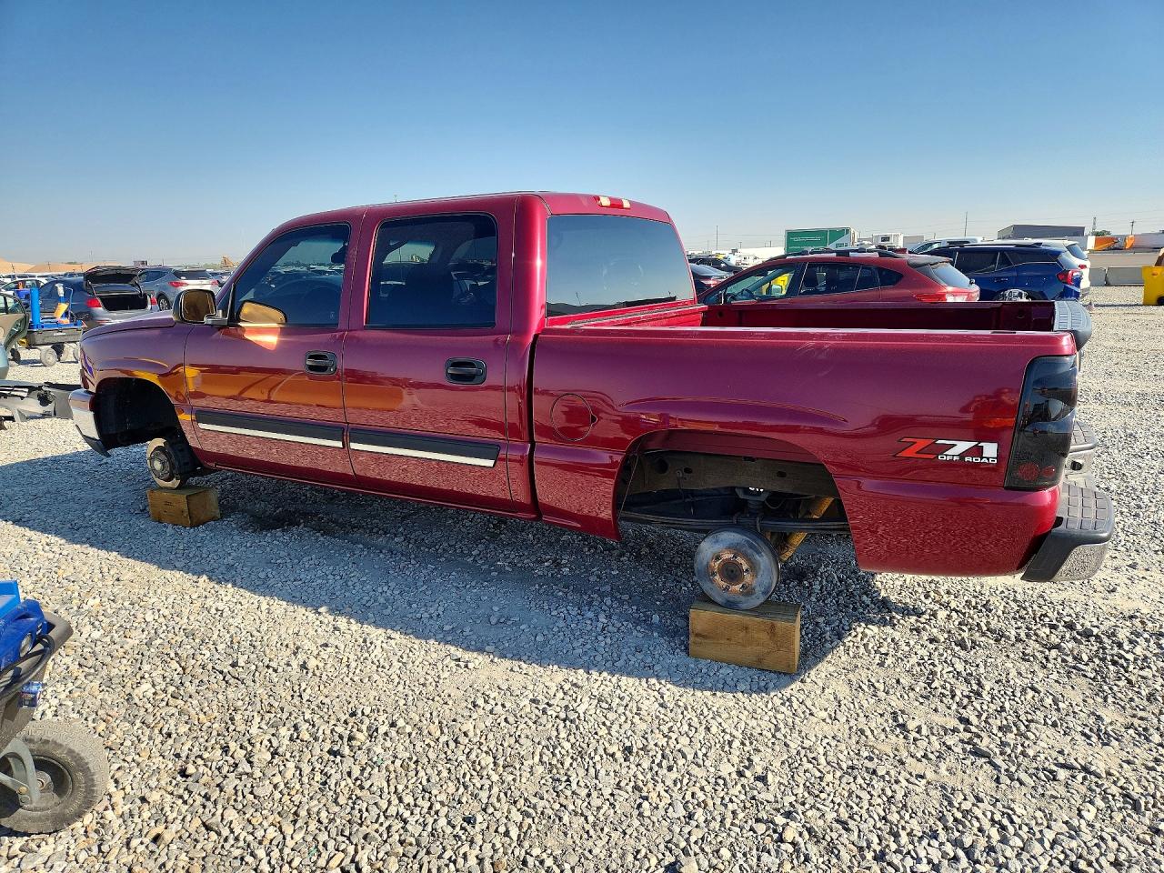 2006 Chevrolet Silverado K1500 Burgundy vin: 2GCEK13T361249434
