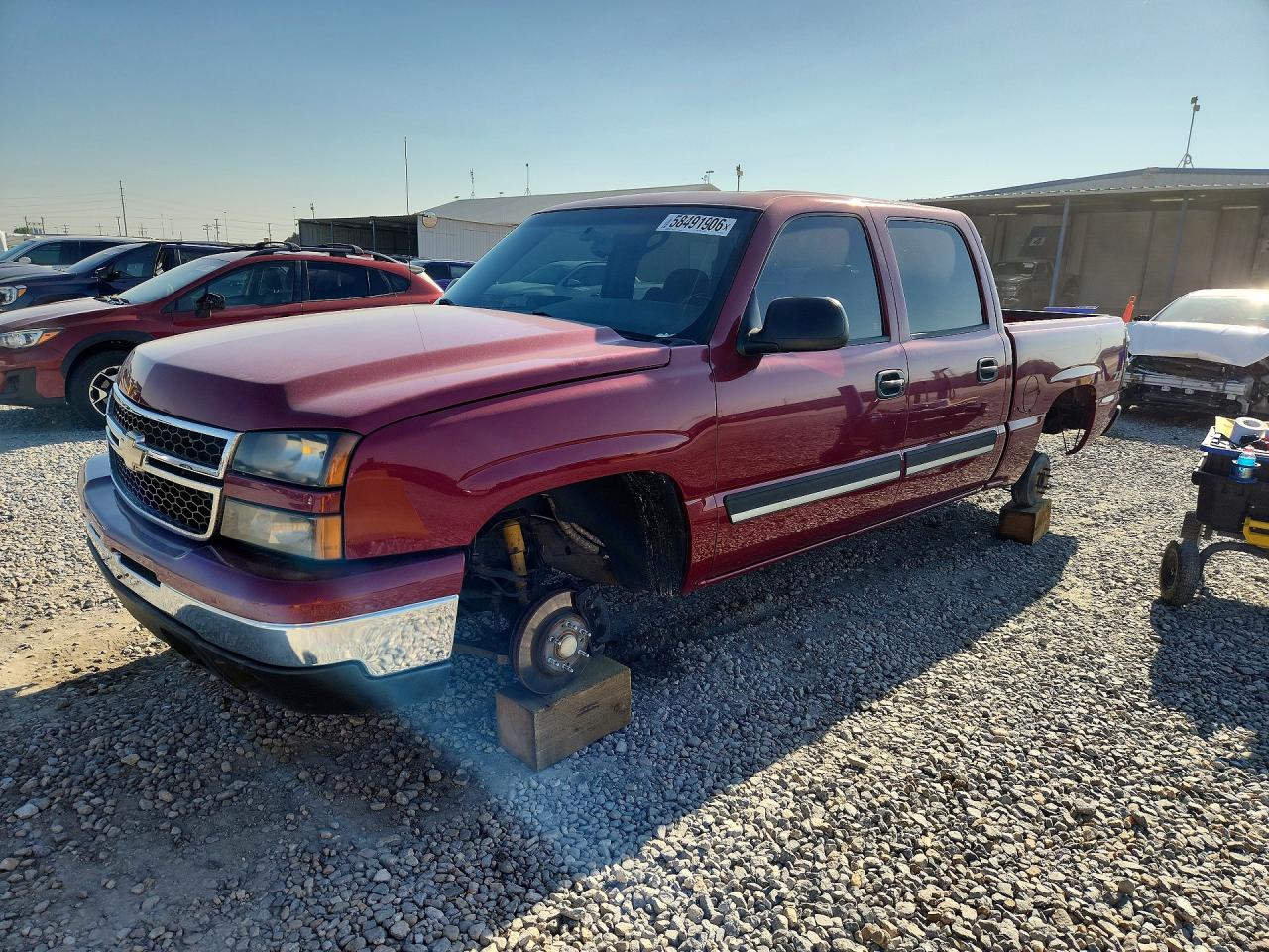 2006 Chevrolet Silverado K1500 Burgundy vin: 2GCEK13T361249434