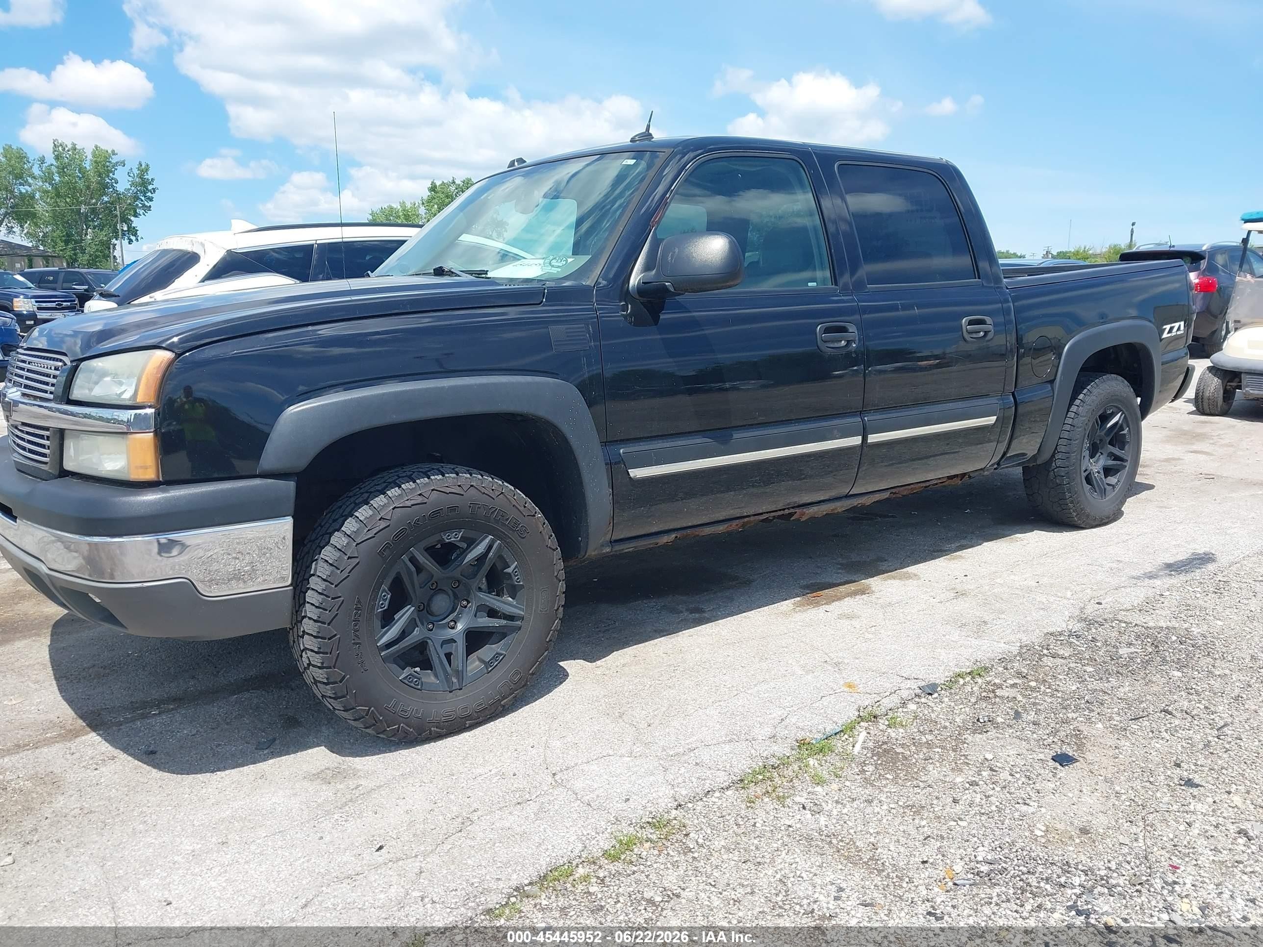 2004 Chevrolet Silverado 1500 Z71 Black vin: 2GCEK13T441310870