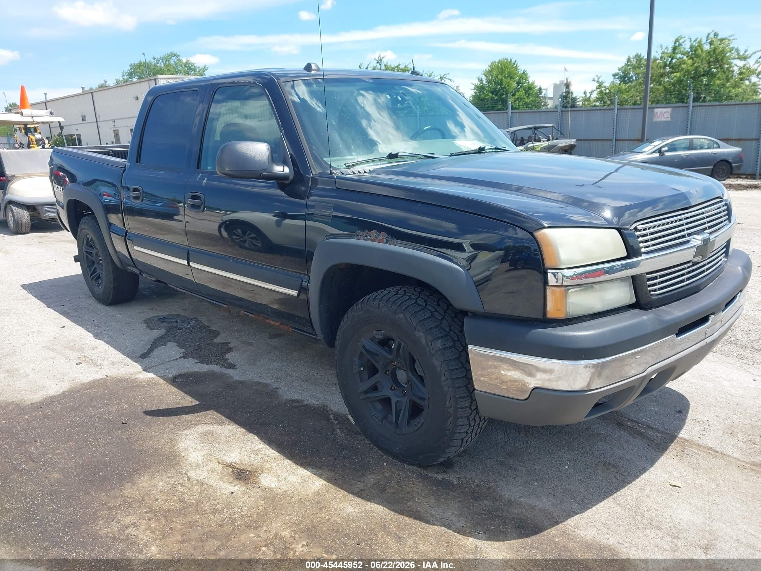 2004 Chevrolet Silverado 1500 Z71 Black vin: 2GCEK13T441310870