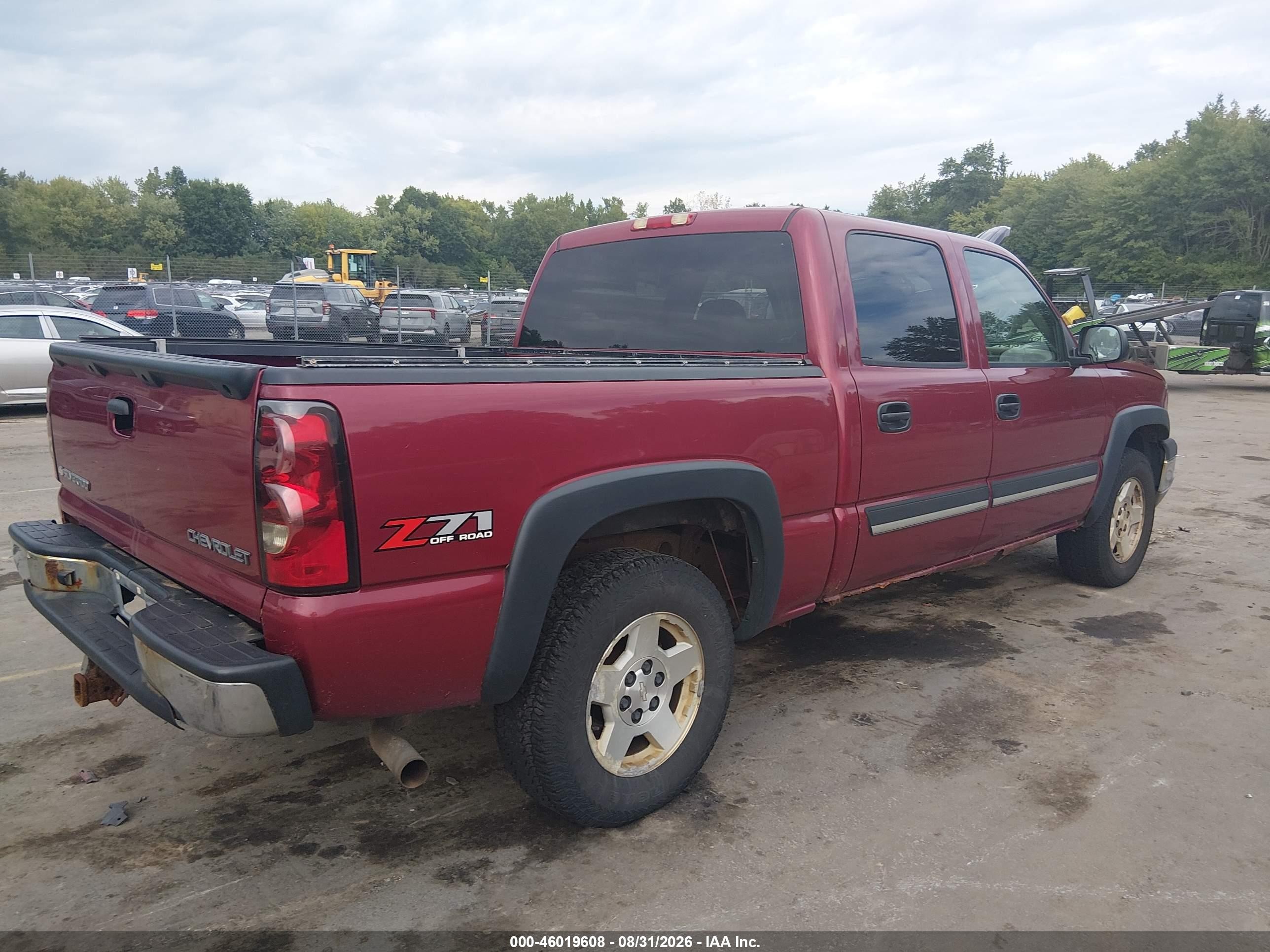 2004 Chevrolet Silverado 1500 Z71 Темно-бордовый vin: 2GCEK13T441362242