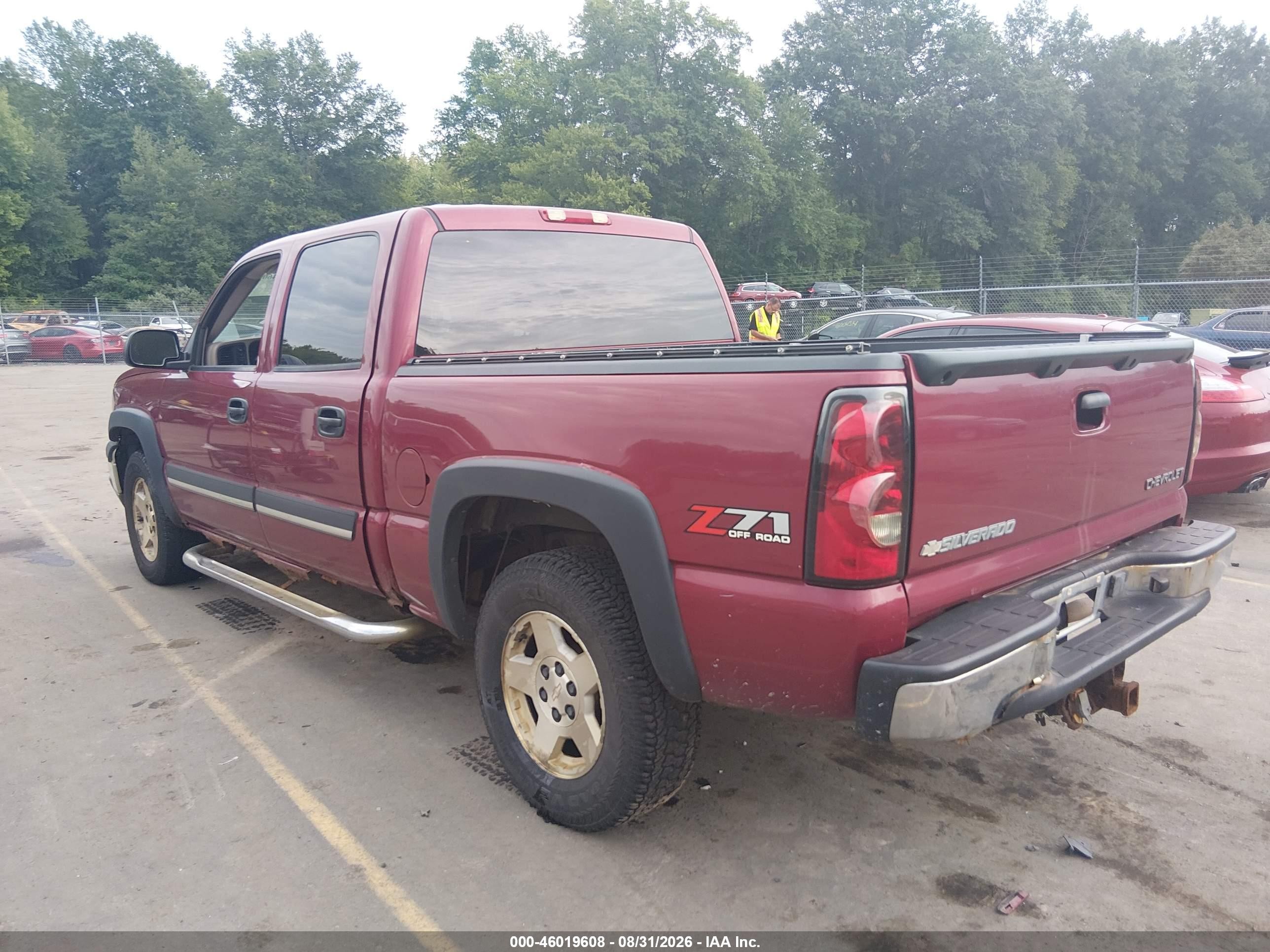2004 Chevrolet Silverado 1500 Z71 Темно-бордовый vin: 2GCEK13T441362242