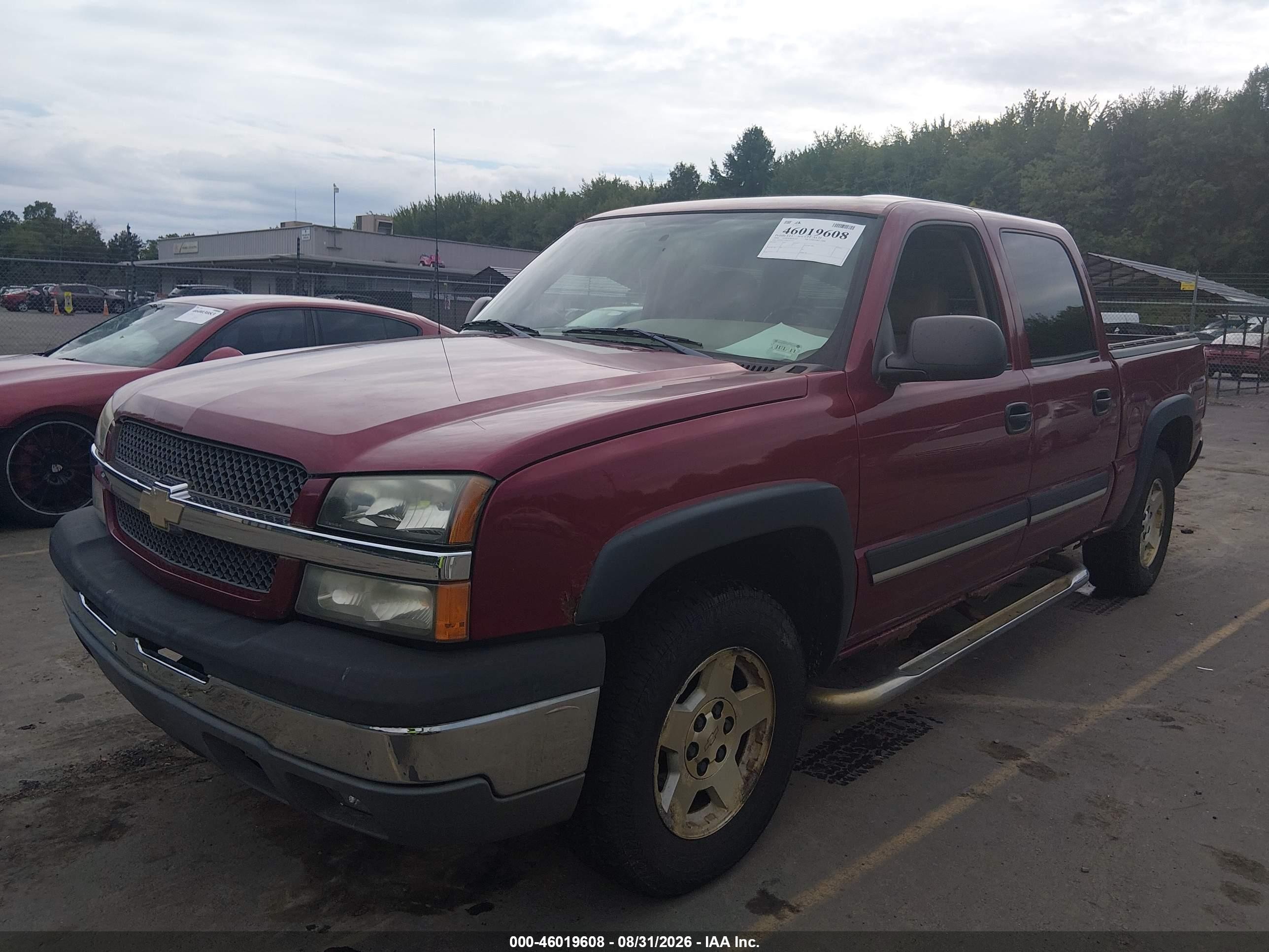 2004 Chevrolet Silverado 1500 Z71 Темно-бордовый vin: 2GCEK13T441362242