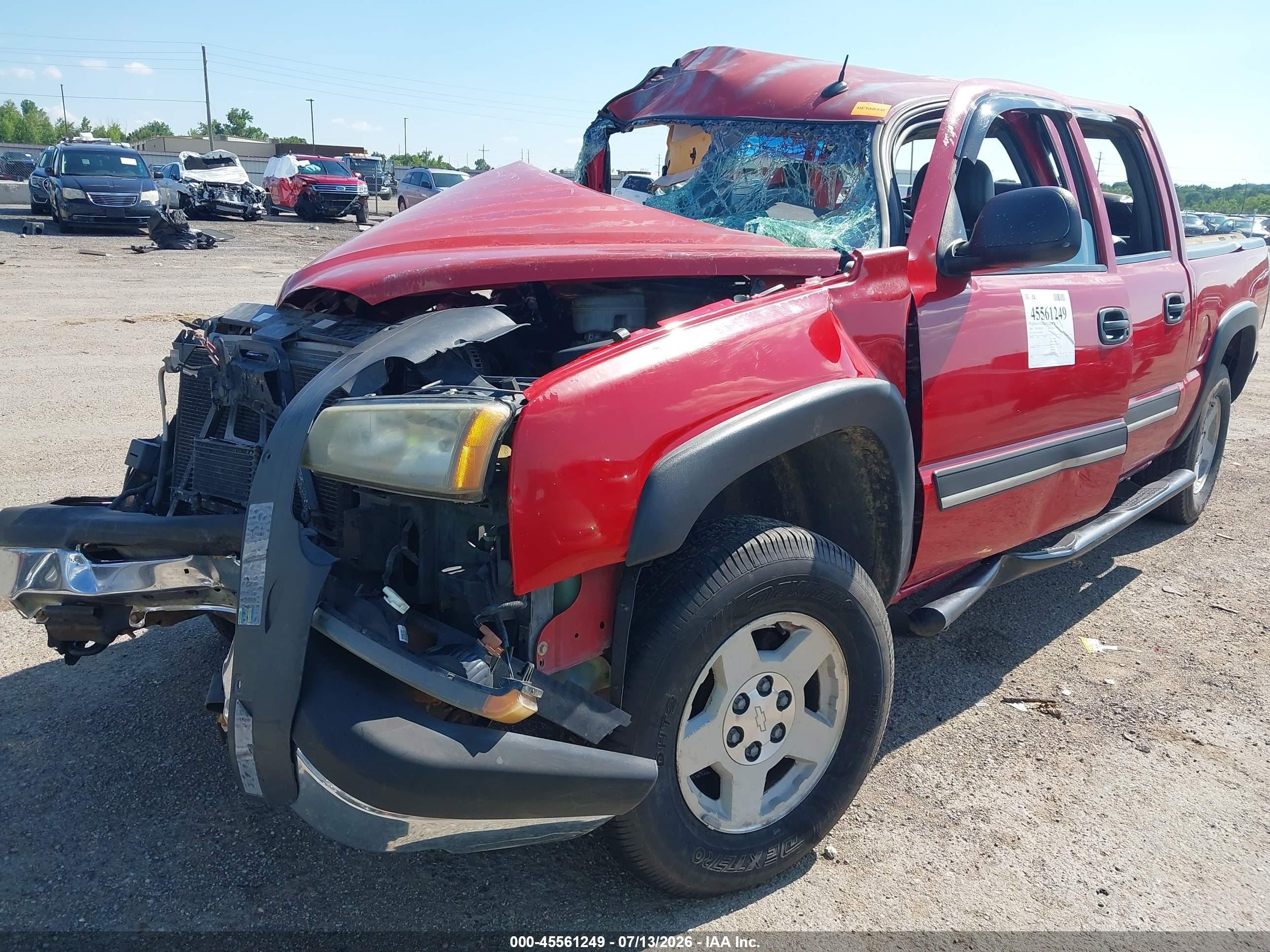 2004 Chevrolet Silverado 1500 Z71 Red vin: 2GCEK13T441429289