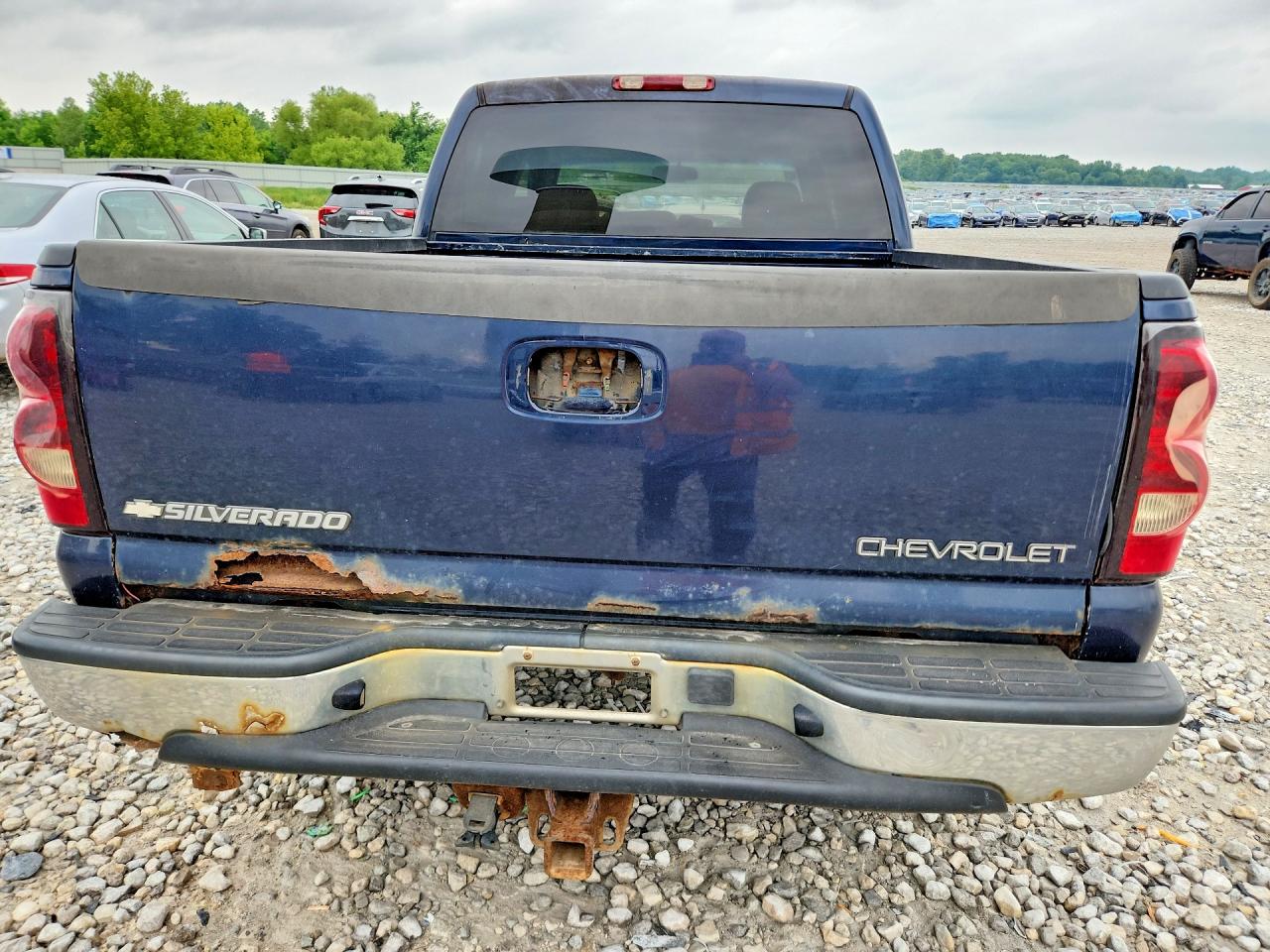 2005 Chevrolet Silverado K1500 Blue vin: 2GCEK13T451117264