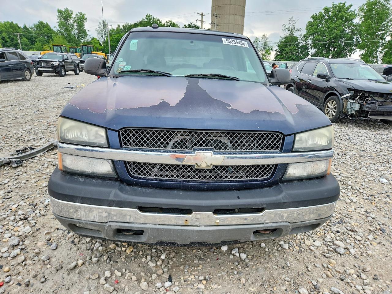 2005 Chevrolet Silverado K1500 Blue vin: 2GCEK13T451117264
