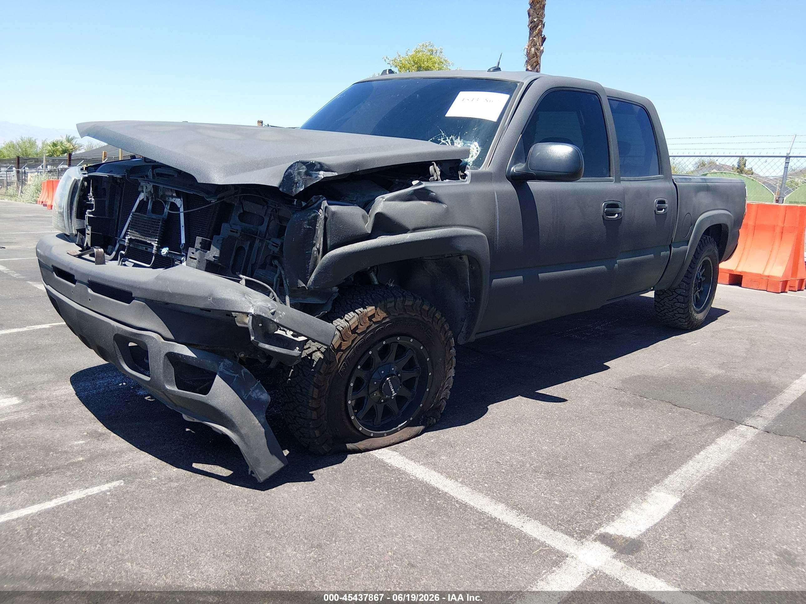 2005 Chevrolet Silverado 1500 Z71 Black vin: 2GCEK13T451314418