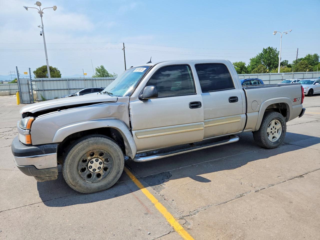 2005 Chevrolet Silverado K1500 Silver vin: 2GCEK13T451385845