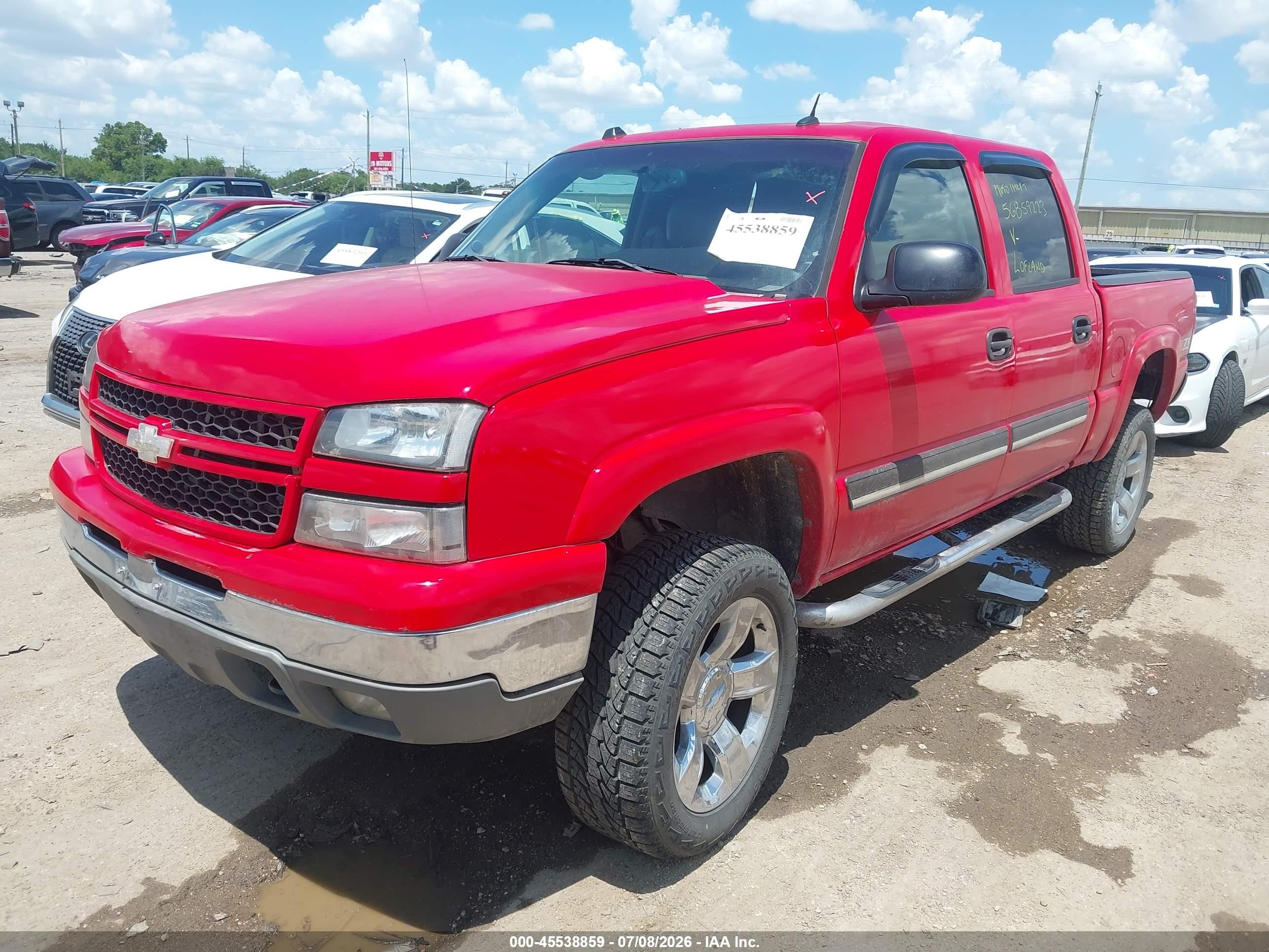 2005 Chevrolet Silverado 1500 Z71 Red vin: 2GCEK13T451394190