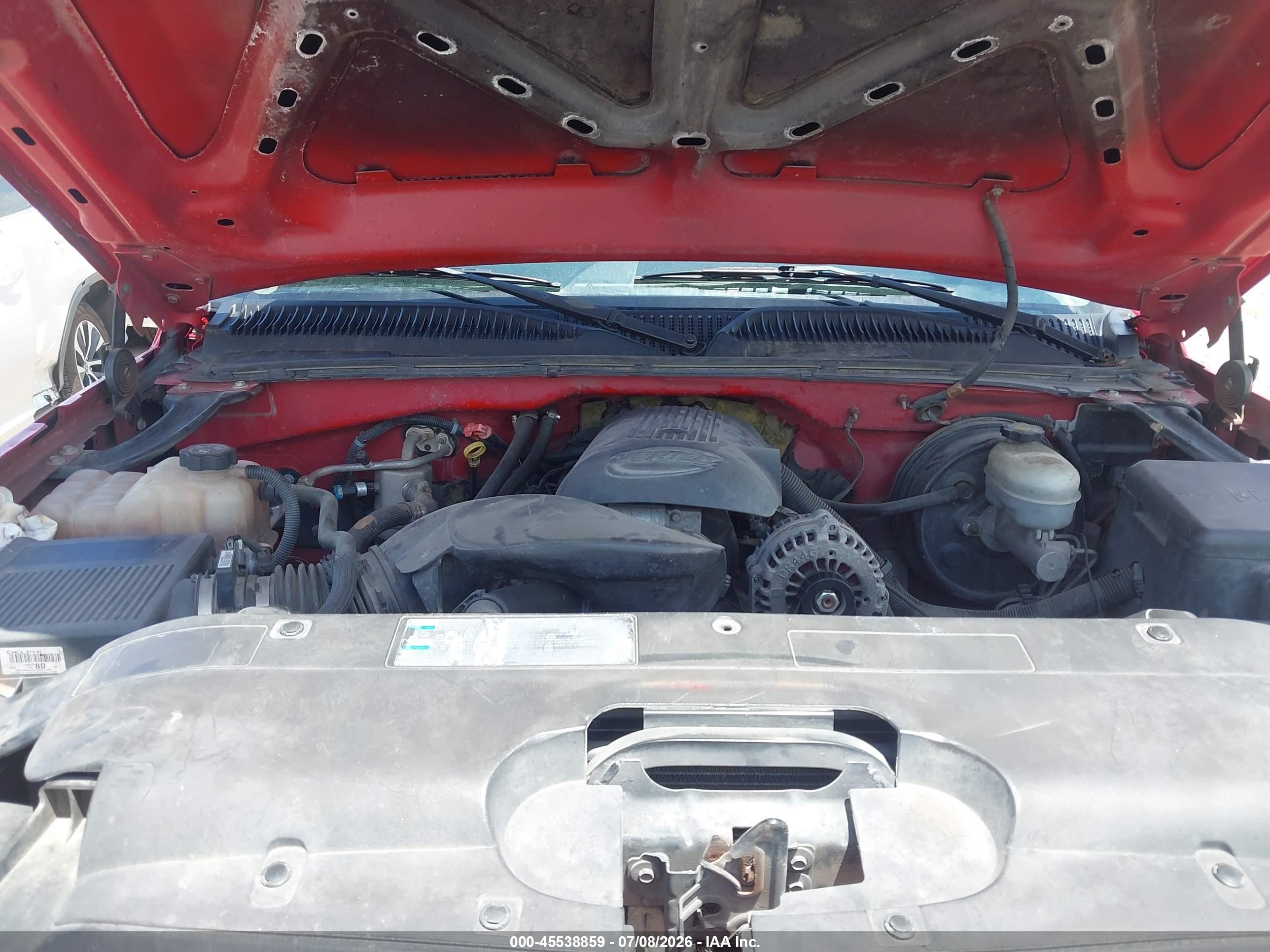 2005 Chevrolet Silverado 1500 Z71 Red vin: 2GCEK13T451394190