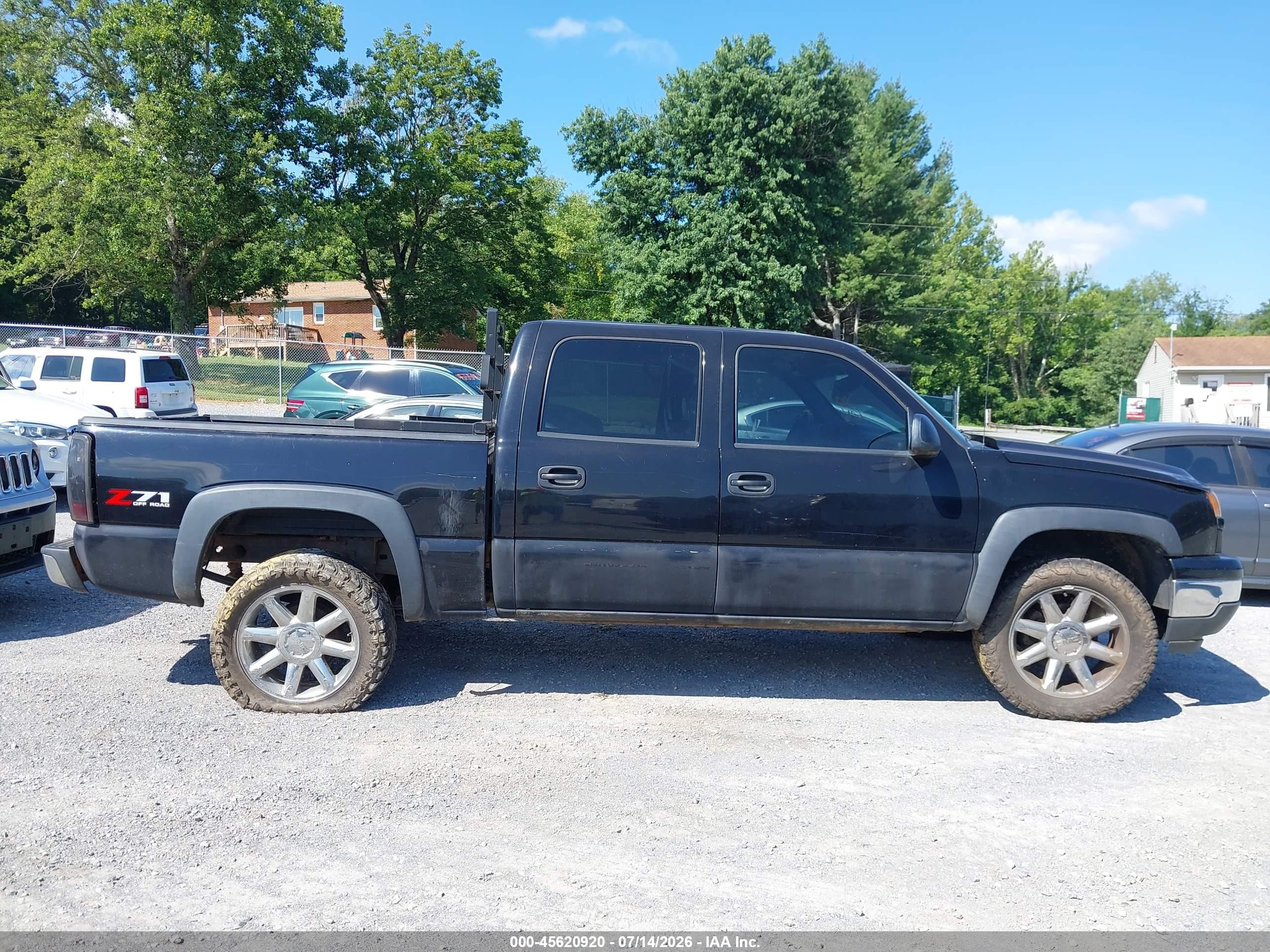 2006 Chevrolet Silverado 1500 Lt1 Black vin: 2GCEK13T461144255