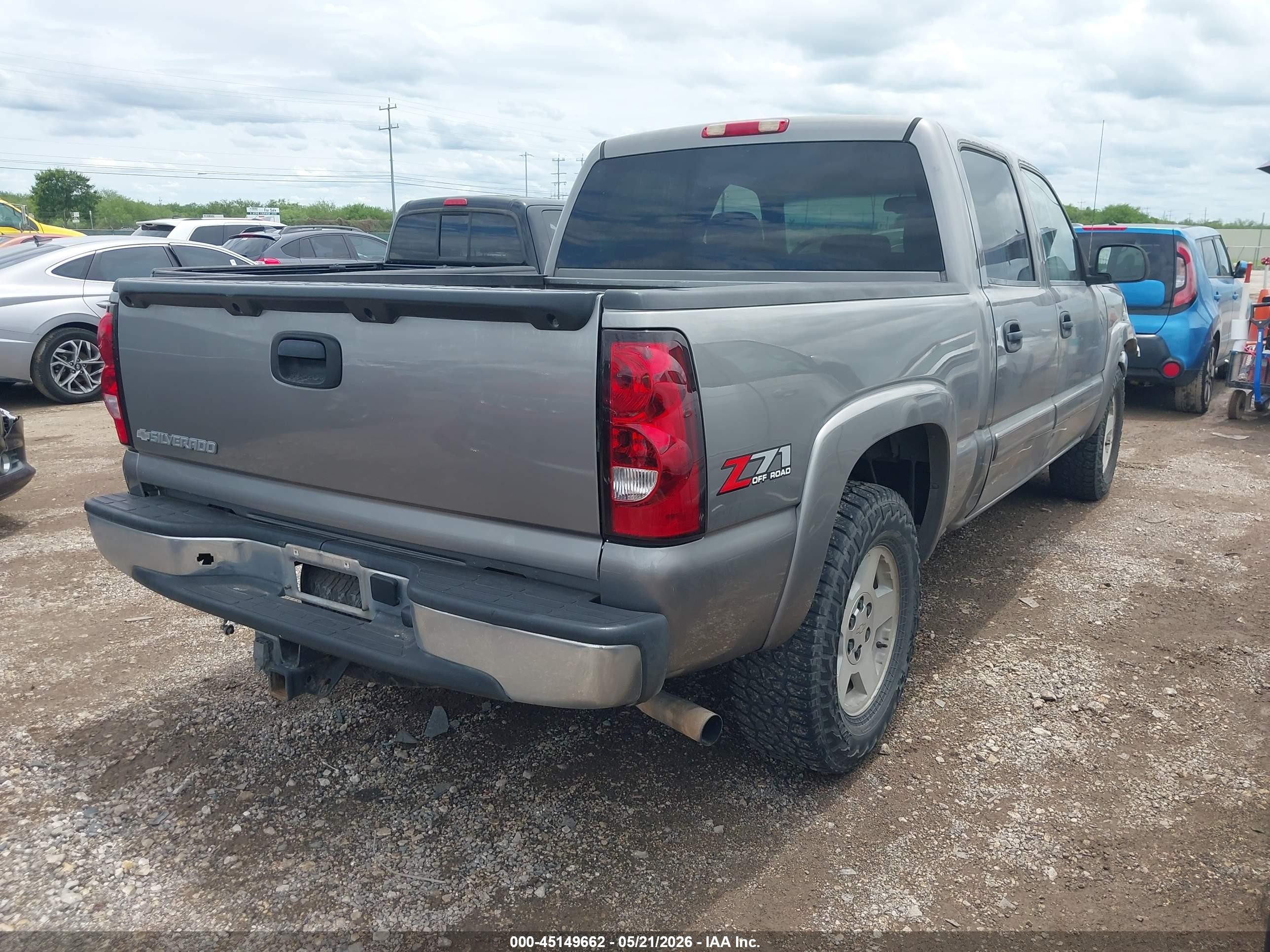 2006 Chevrolet Silverado 1500 Lt2 Gray vin: 2GCEK13T461188921