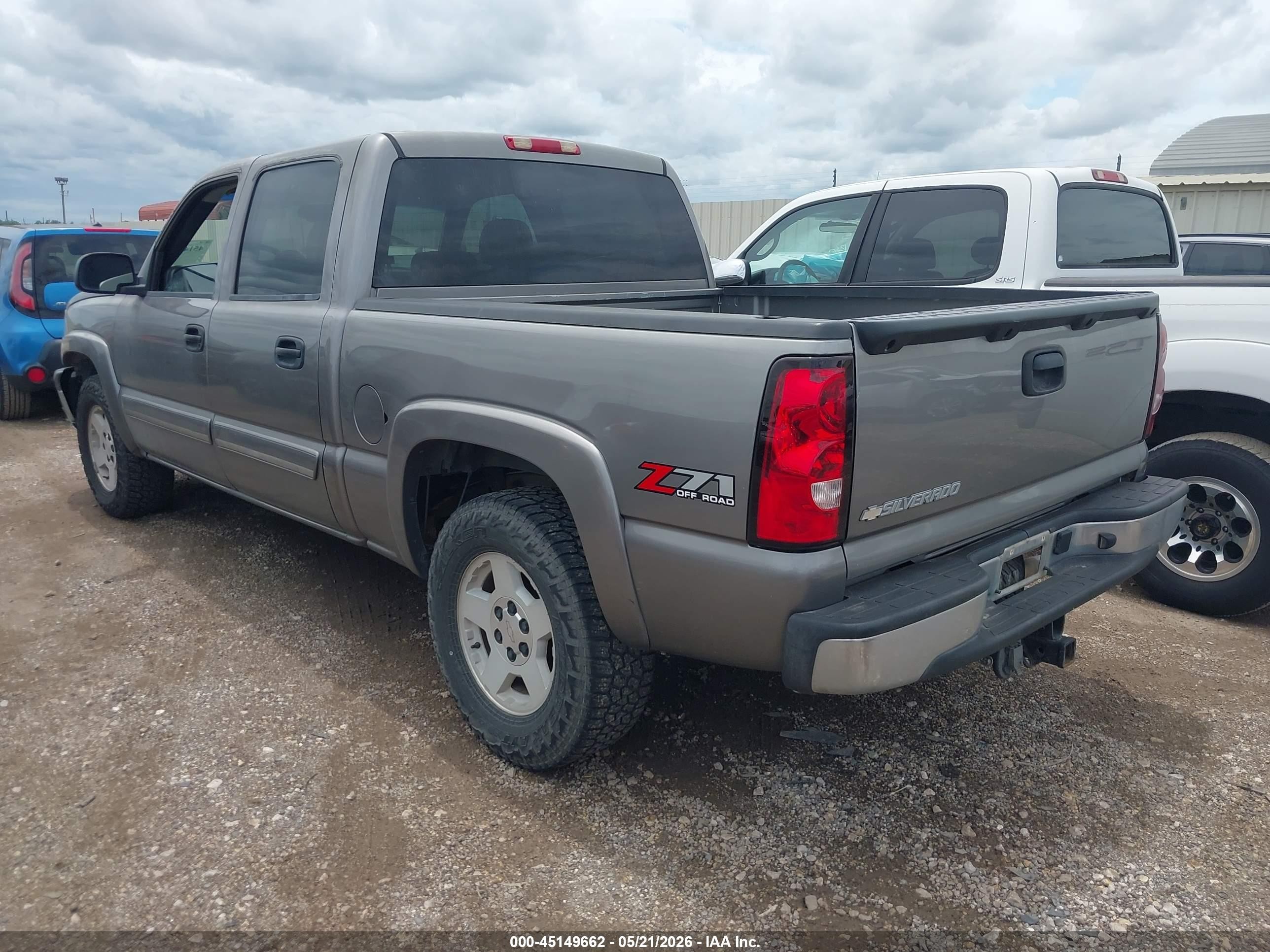 2006 Chevrolet Silverado 1500 Lt2 Gray vin: 2GCEK13T461188921