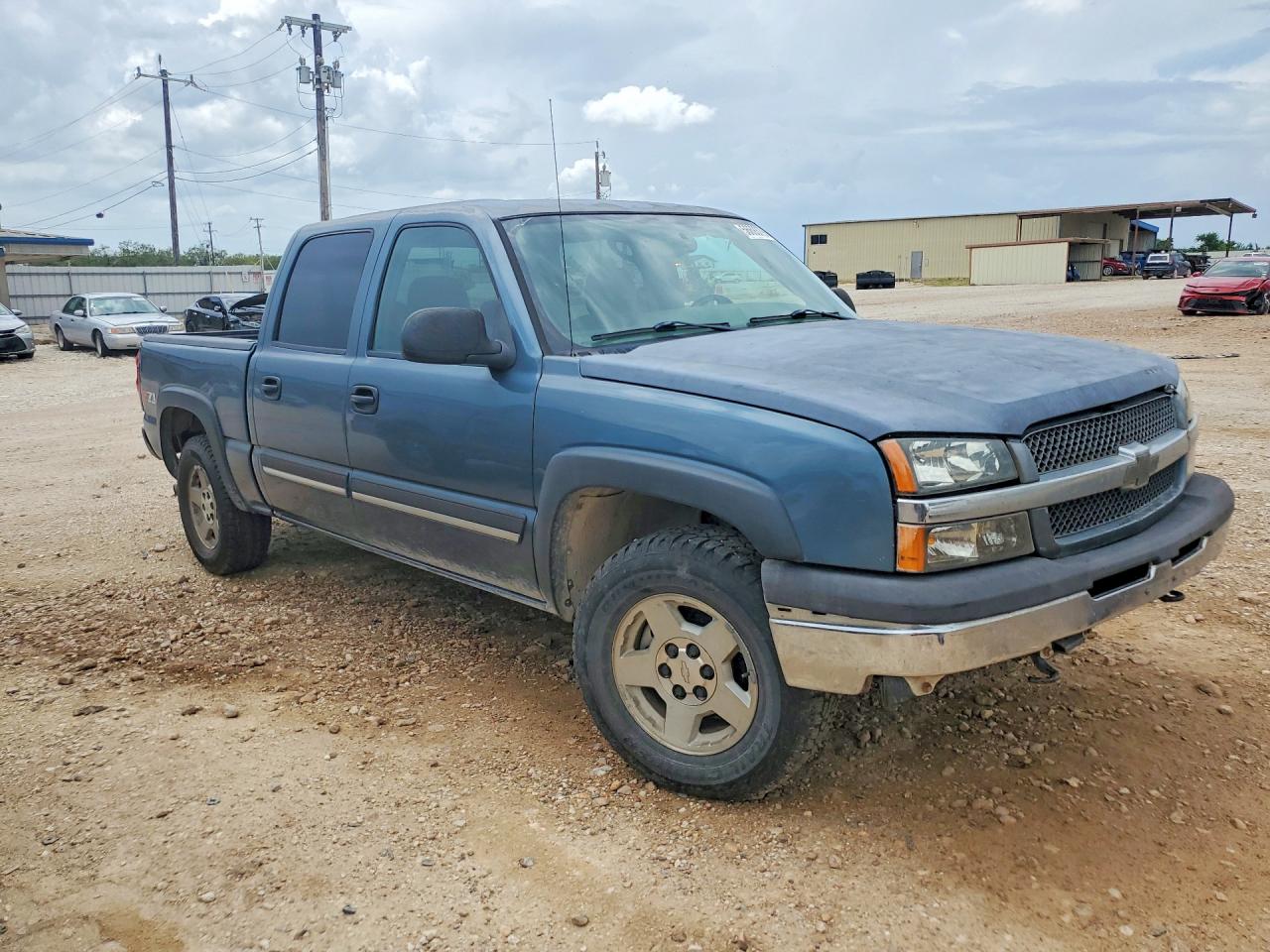 2006 Chevrolet Silverado K1500 Blue vin: 2GCEK13T461198607