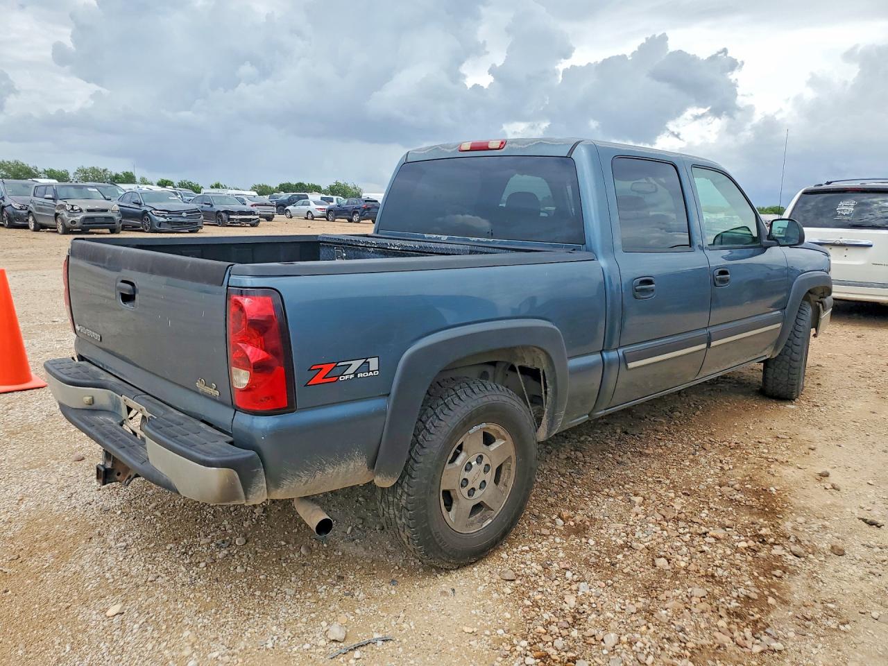 2006 Chevrolet Silverado K1500 Blue vin: 2GCEK13T461198607