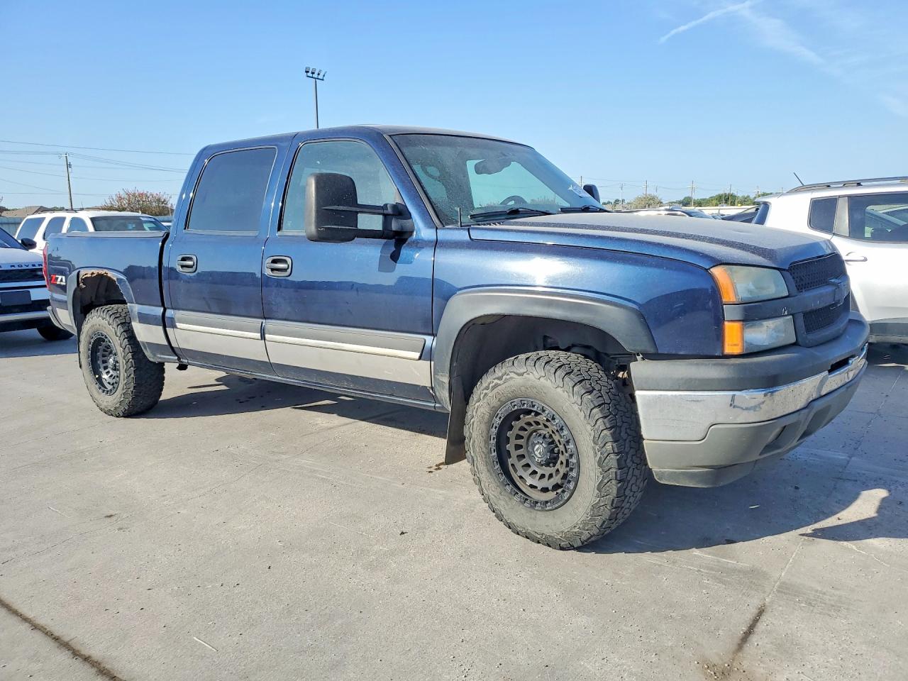 2005 Chevrolet Silverado K1500 Blue vin: 2GCEK13T551189011