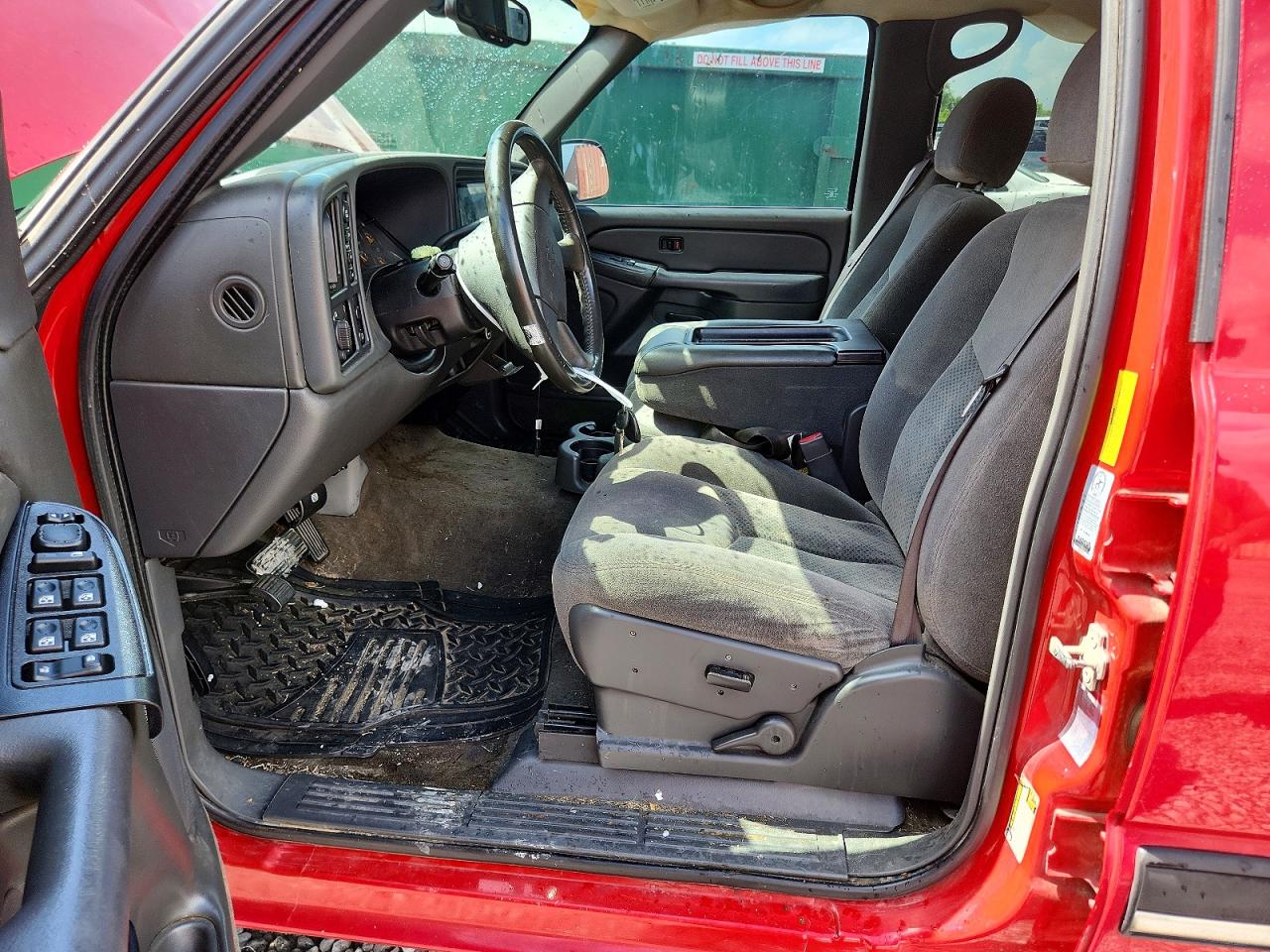 2005 Chevrolet Silverado K1500 Red vin: 2GCEK13T551191261