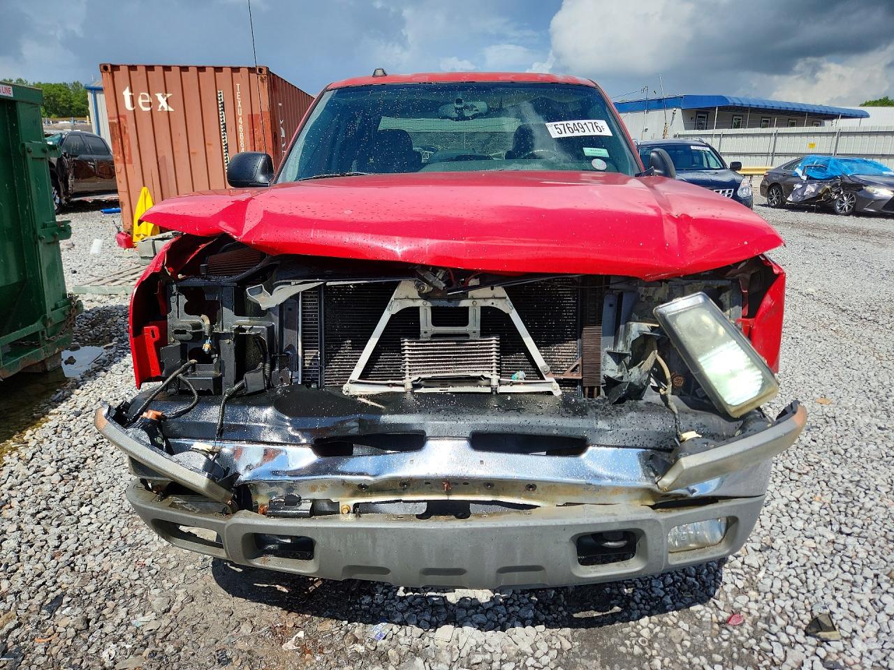 2005 Chevrolet Silverado K1500 Red vin: 2GCEK13T551191261