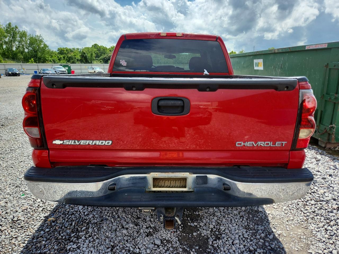 2005 Chevrolet Silverado K1500 Red vin: 2GCEK13T551191261