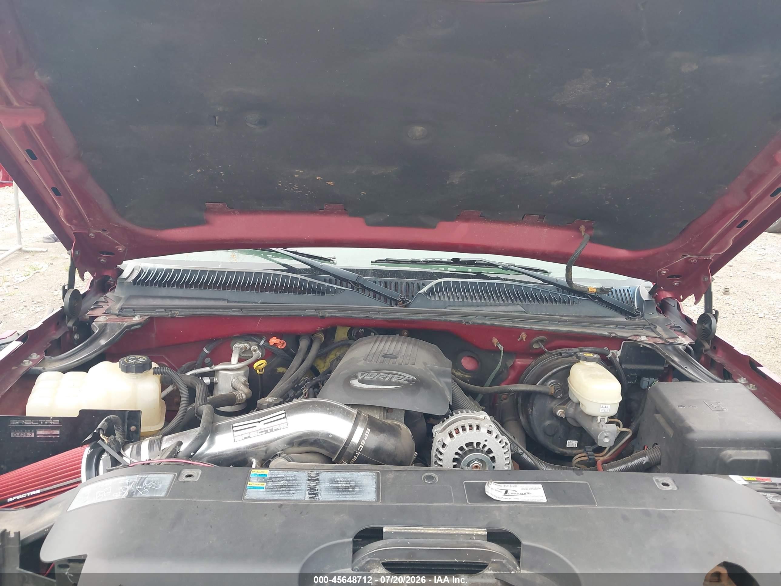 2005 Chevrolet Silverado 1500 Z71 Maroon vin: 2GCEK13T551262507