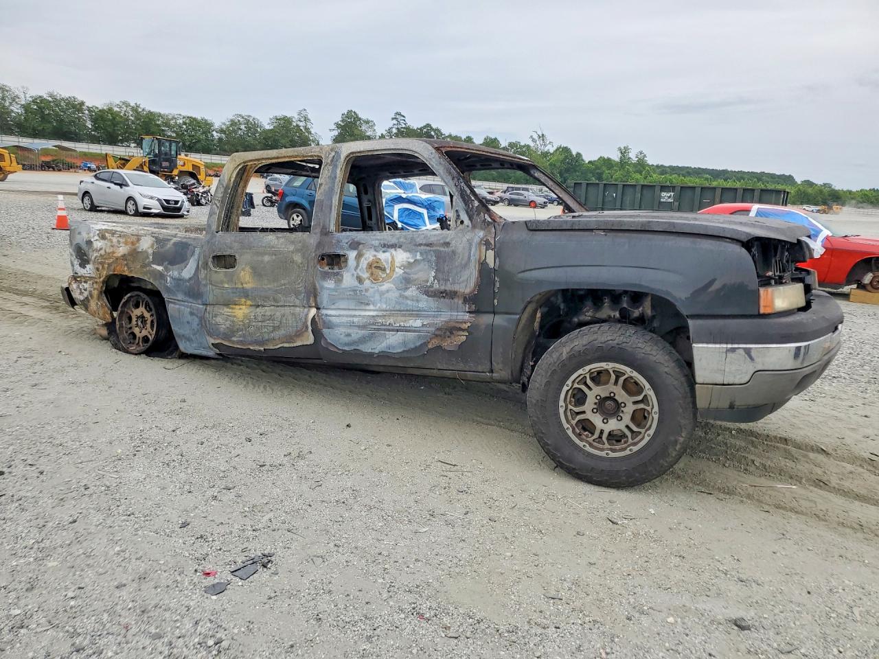 2005 Chevrolet Silverado K1500 Gray vin: 2GCEK13T551282854