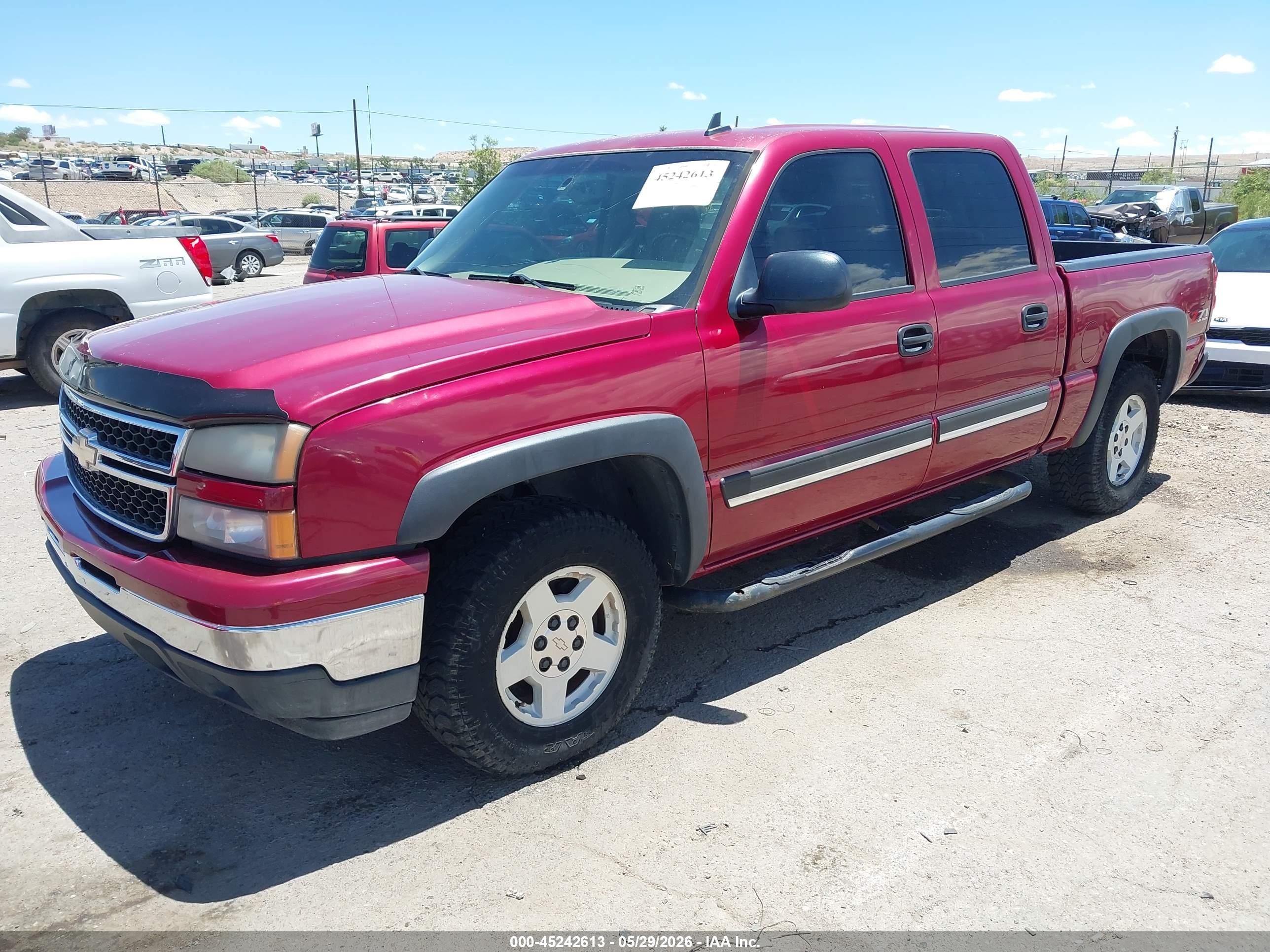 2006 Chevrolet Silverado 1500 Lt1 Red vin: 2GCEK13T561156172