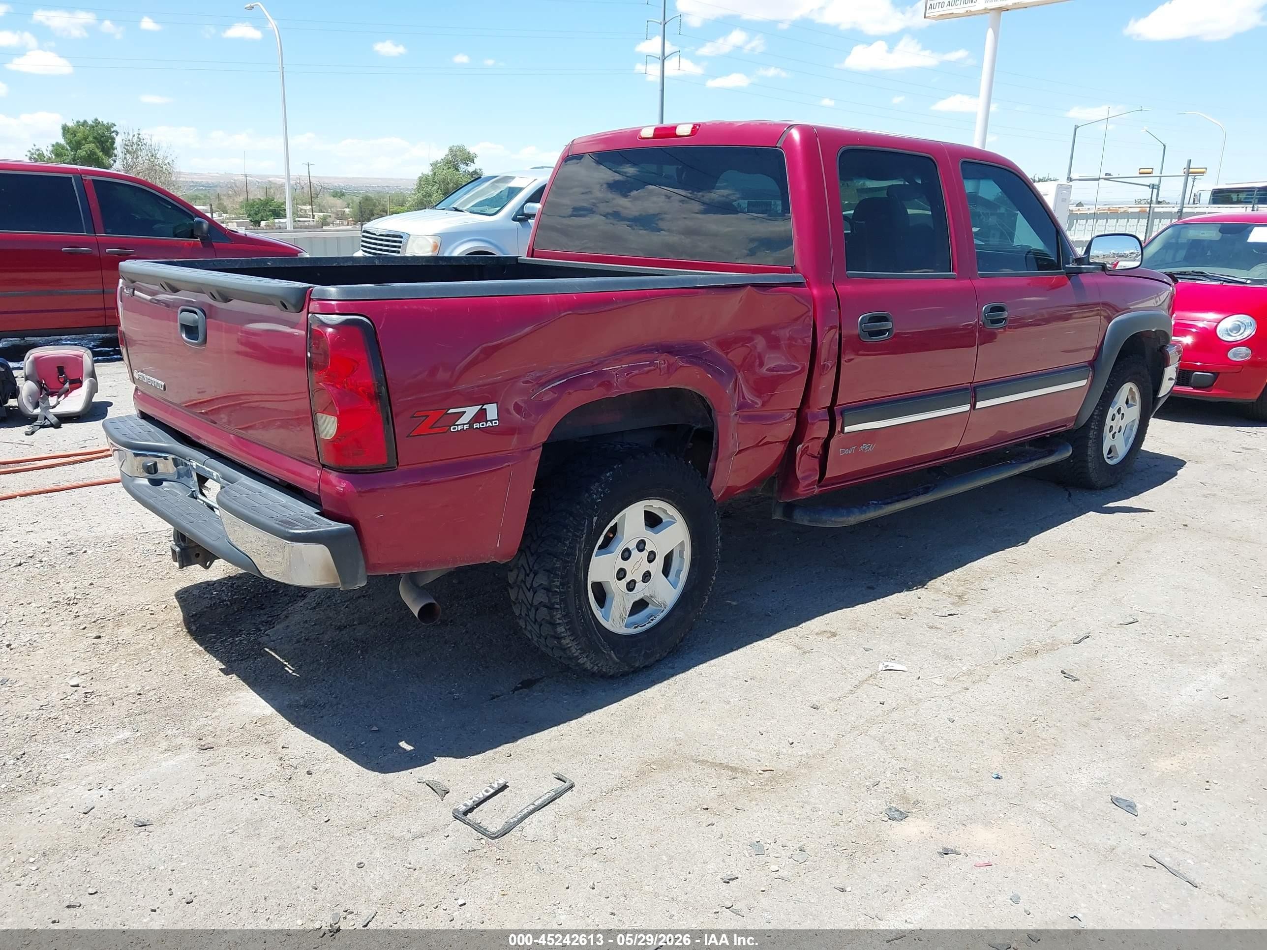 2006 Chevrolet Silverado 1500 Lt1 Red vin: 2GCEK13T561156172