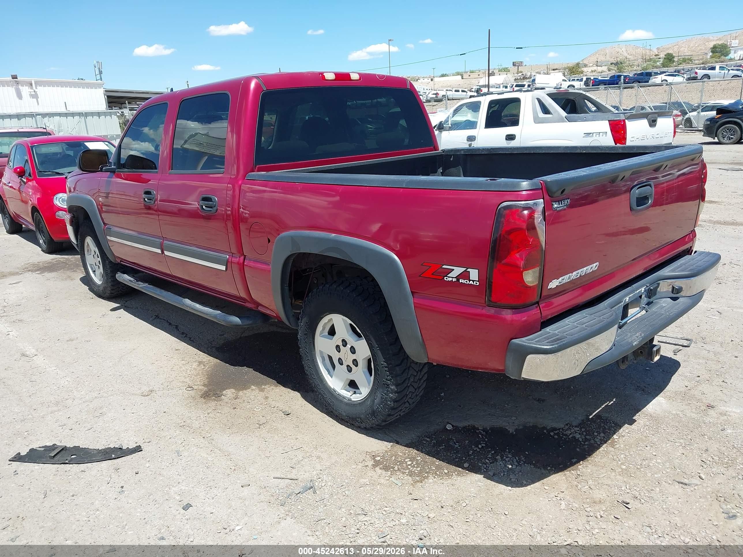 2006 Chevrolet Silverado 1500 Lt1 Red vin: 2GCEK13T561156172