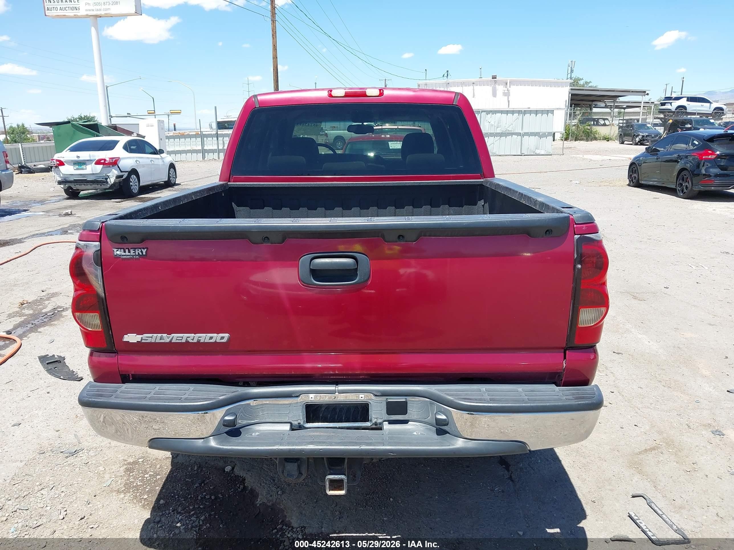 2006 Chevrolet Silverado 1500 Lt1 Red vin: 2GCEK13T561156172
