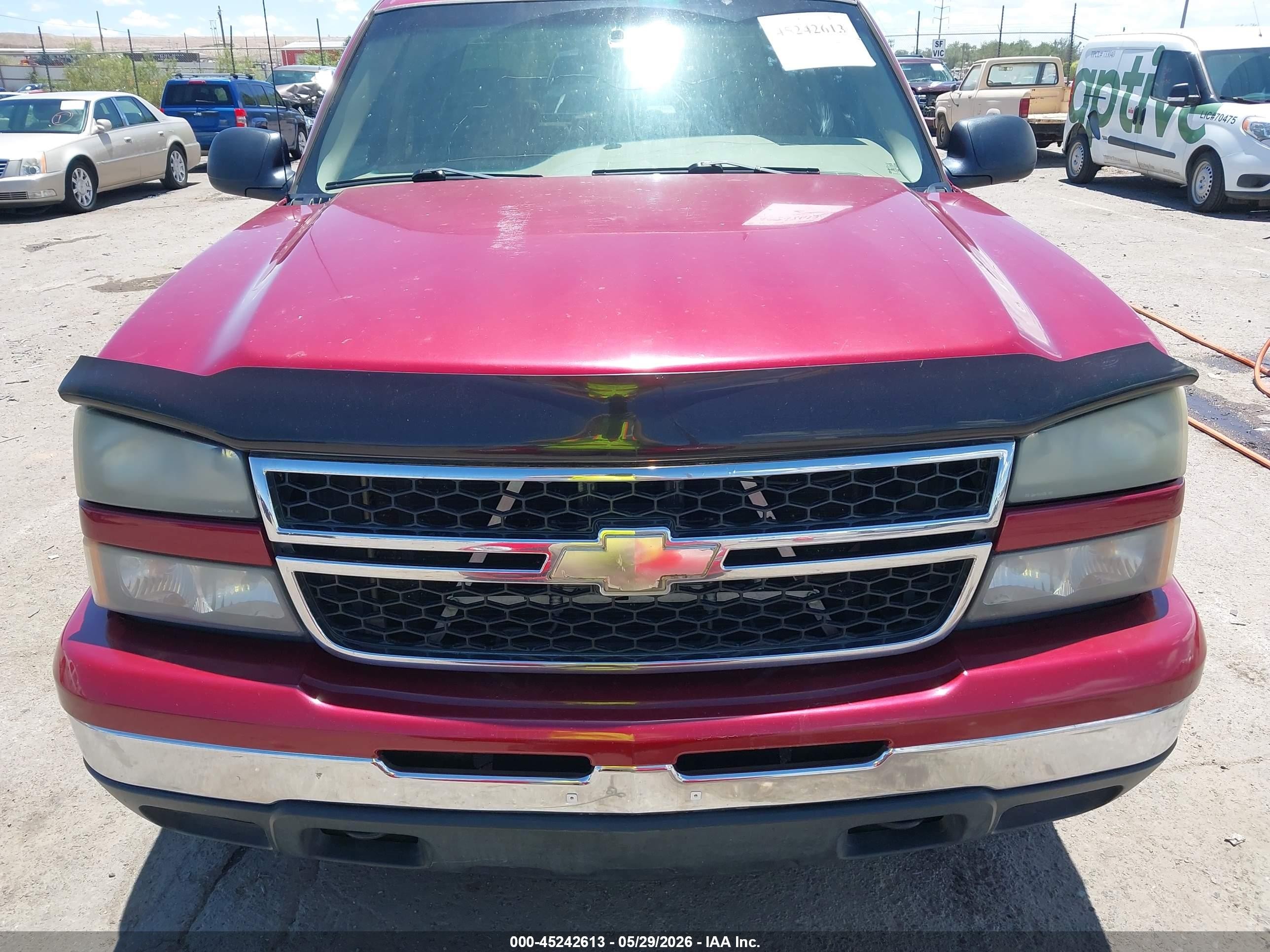 2006 Chevrolet Silverado 1500 Lt1 Red vin: 2GCEK13T561156172