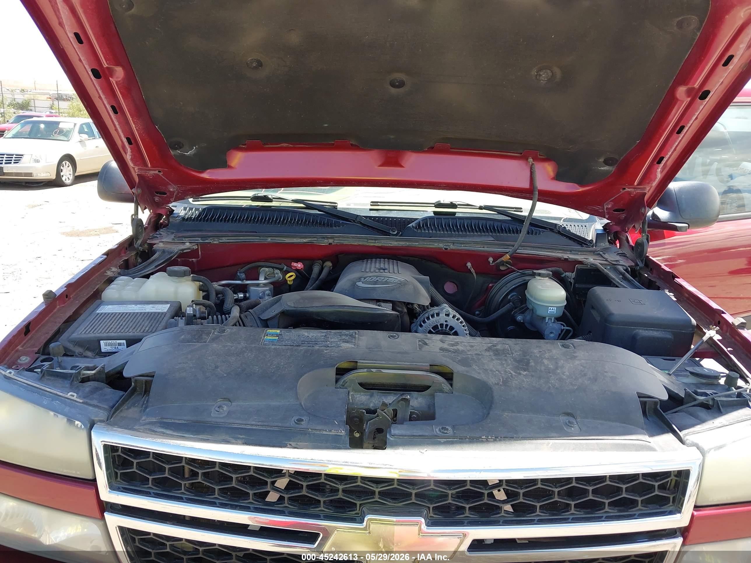 2006 Chevrolet Silverado 1500 Lt1 Red vin: 2GCEK13T561156172