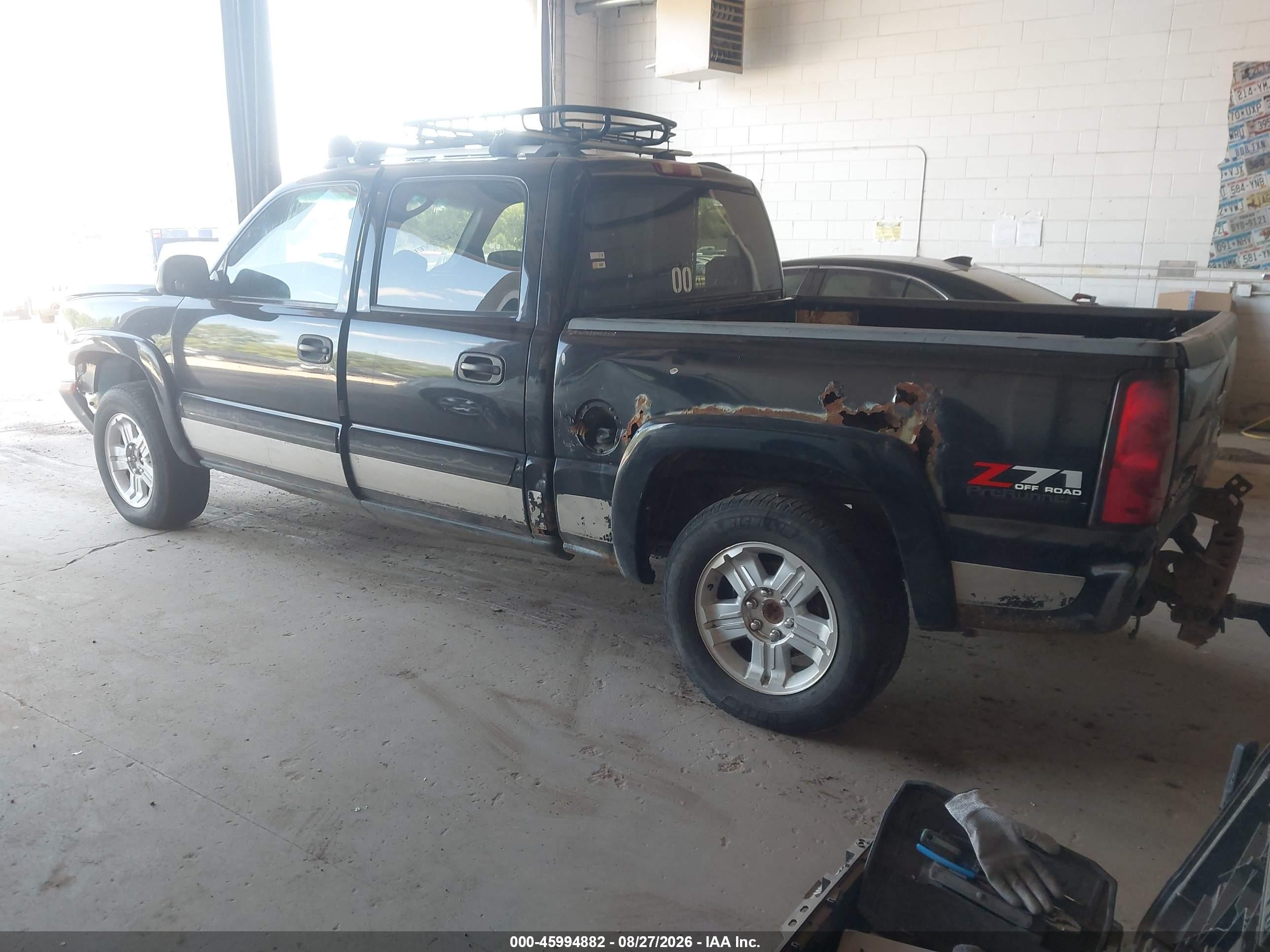 2006 Chevrolet Silverado 1500 Lt3 Black vin: 2GCEK13T561189916
