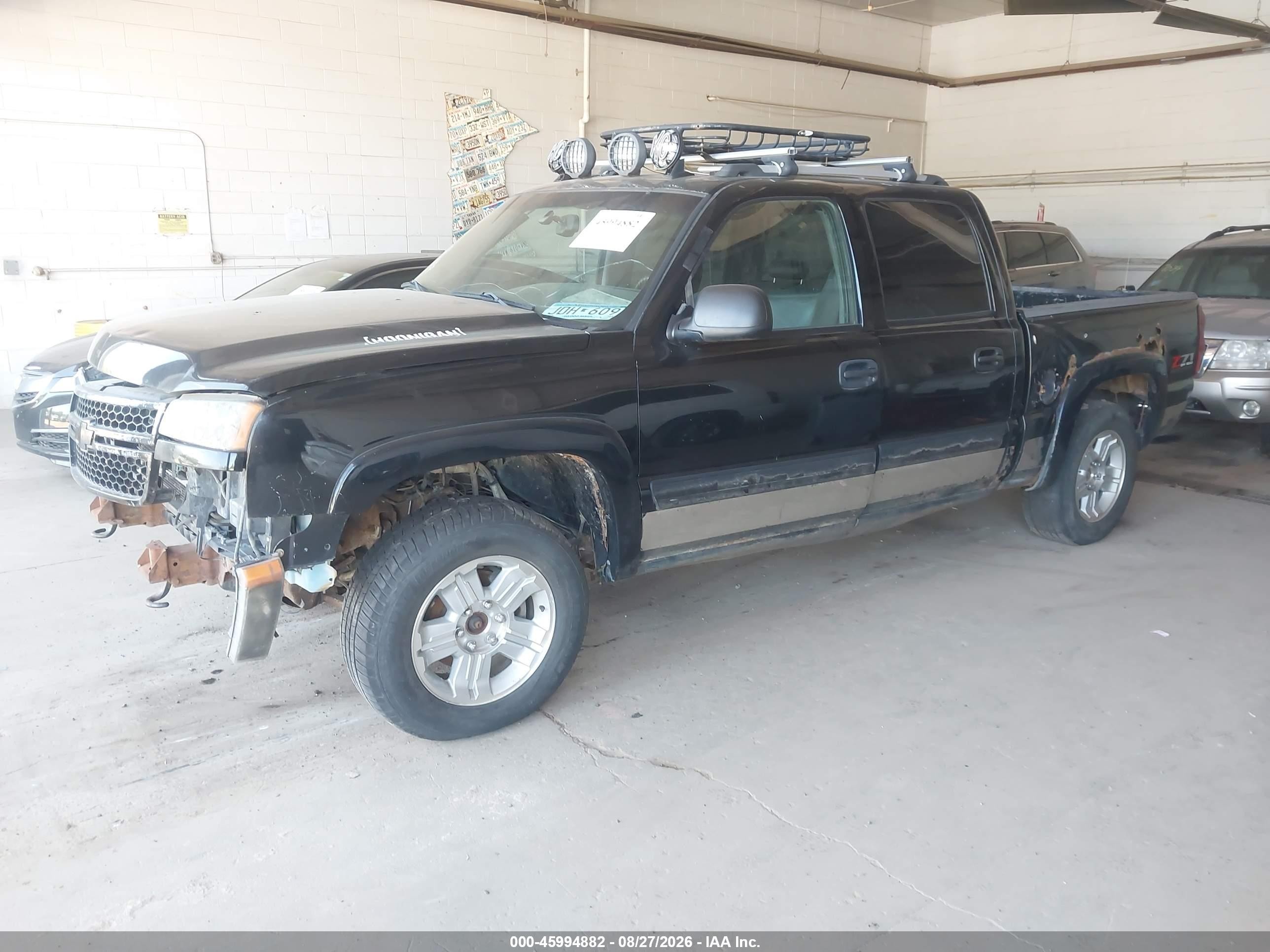 2006 Chevrolet Silverado 1500 Lt3 Black vin: 2GCEK13T561189916