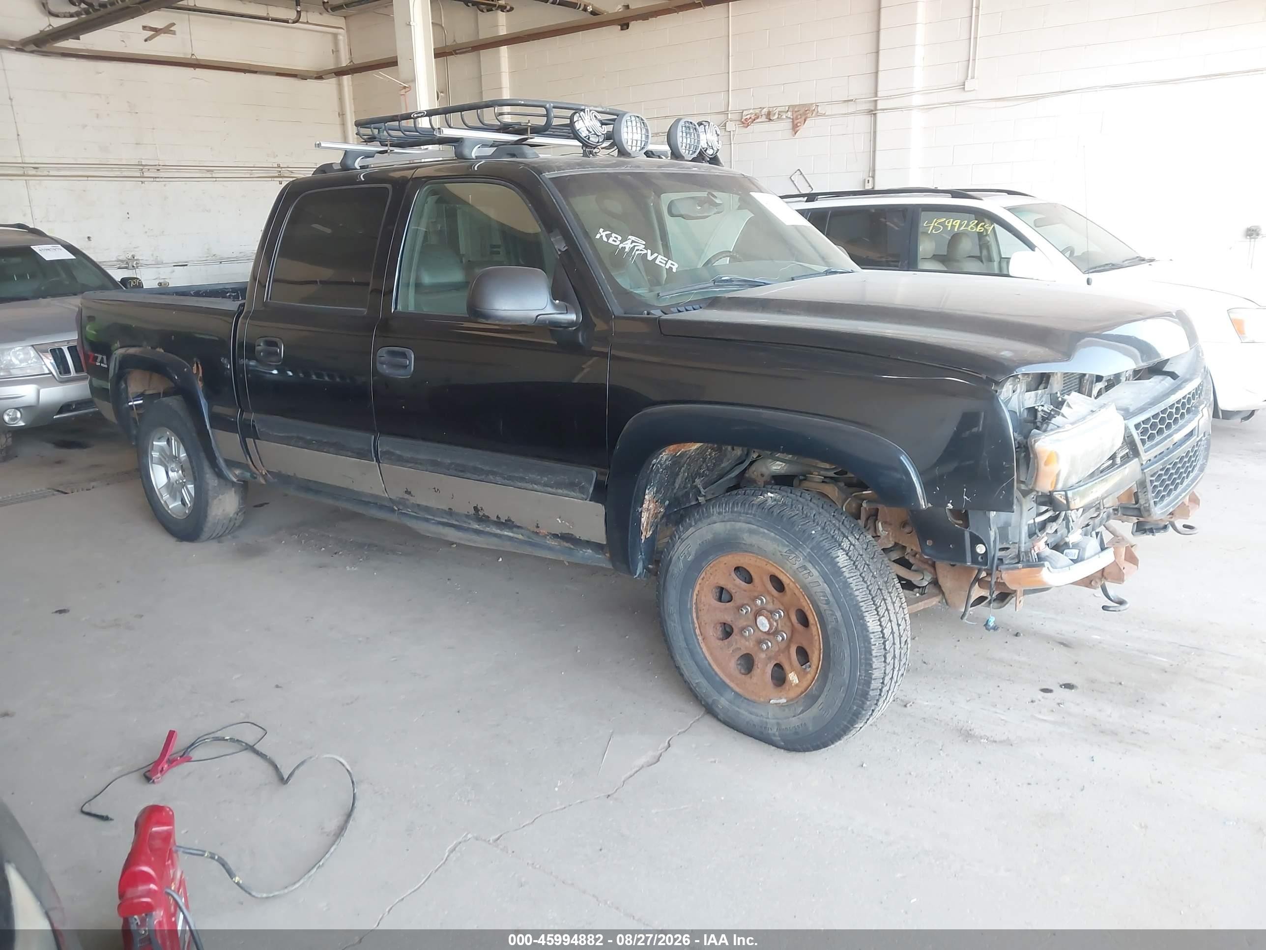 2006 Chevrolet Silverado 1500 Lt3 Black vin: 2GCEK13T561189916