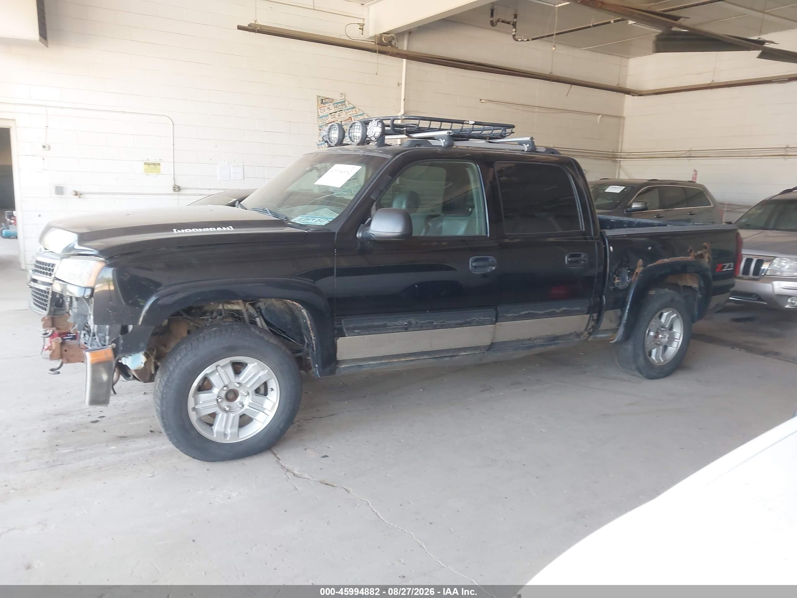 2006 Chevrolet Silverado 1500 Lt3 Black vin: 2GCEK13T561189916