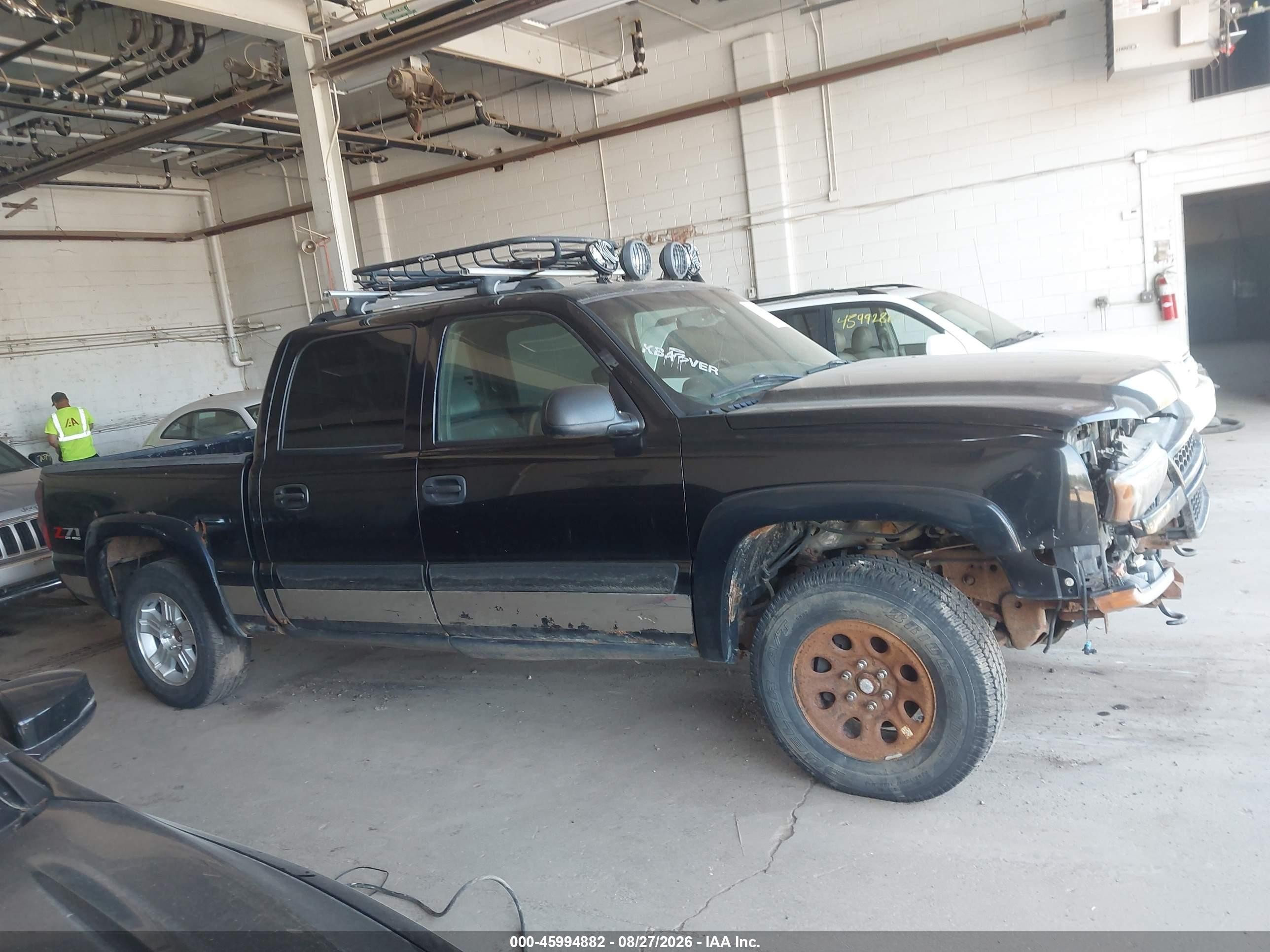 2006 Chevrolet Silverado 1500 Lt3 Black vin: 2GCEK13T561189916