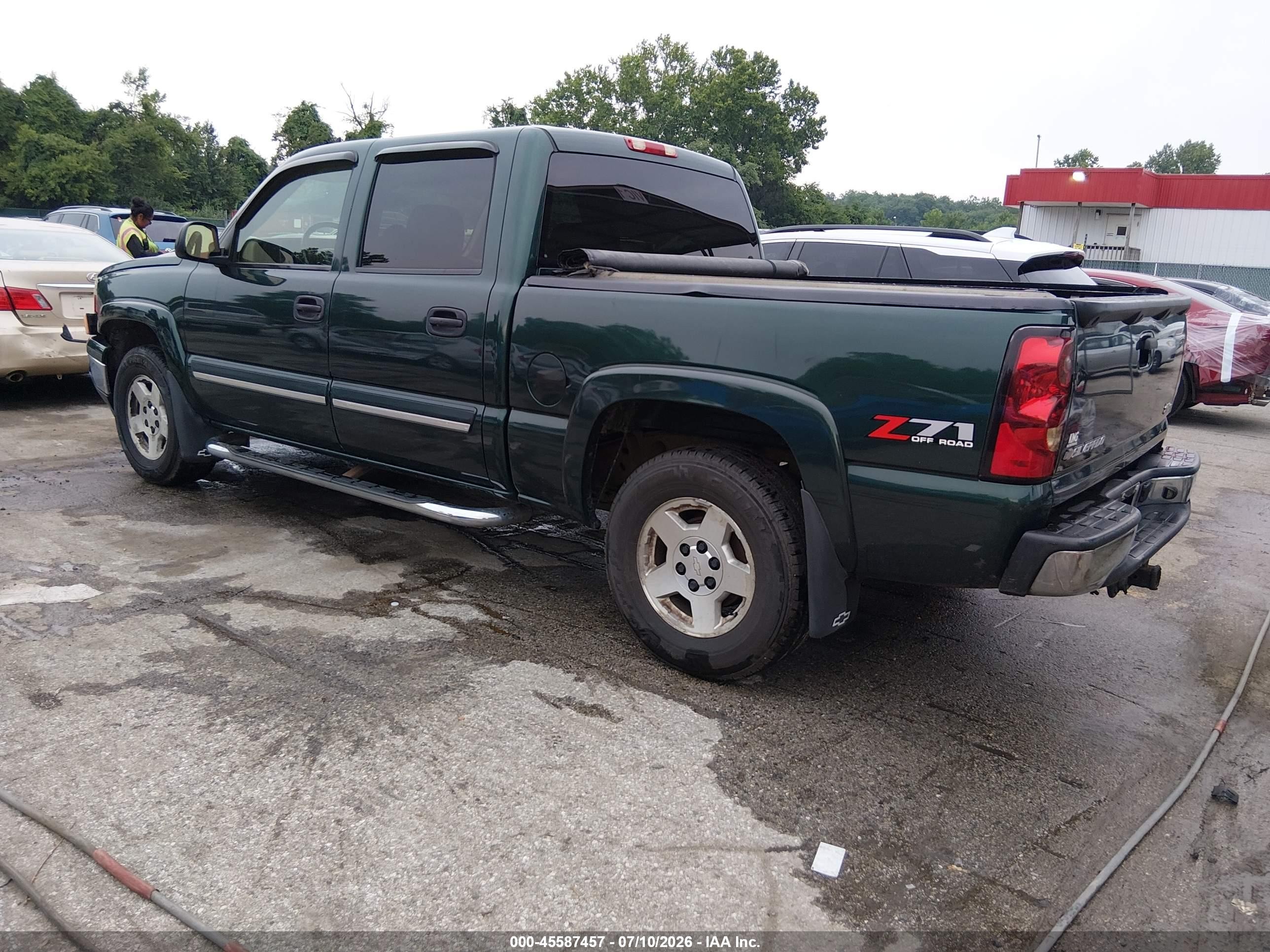 2006 Chevrolet Silverado 1500 Lt3 Green vin: 2GCEK13T561194789