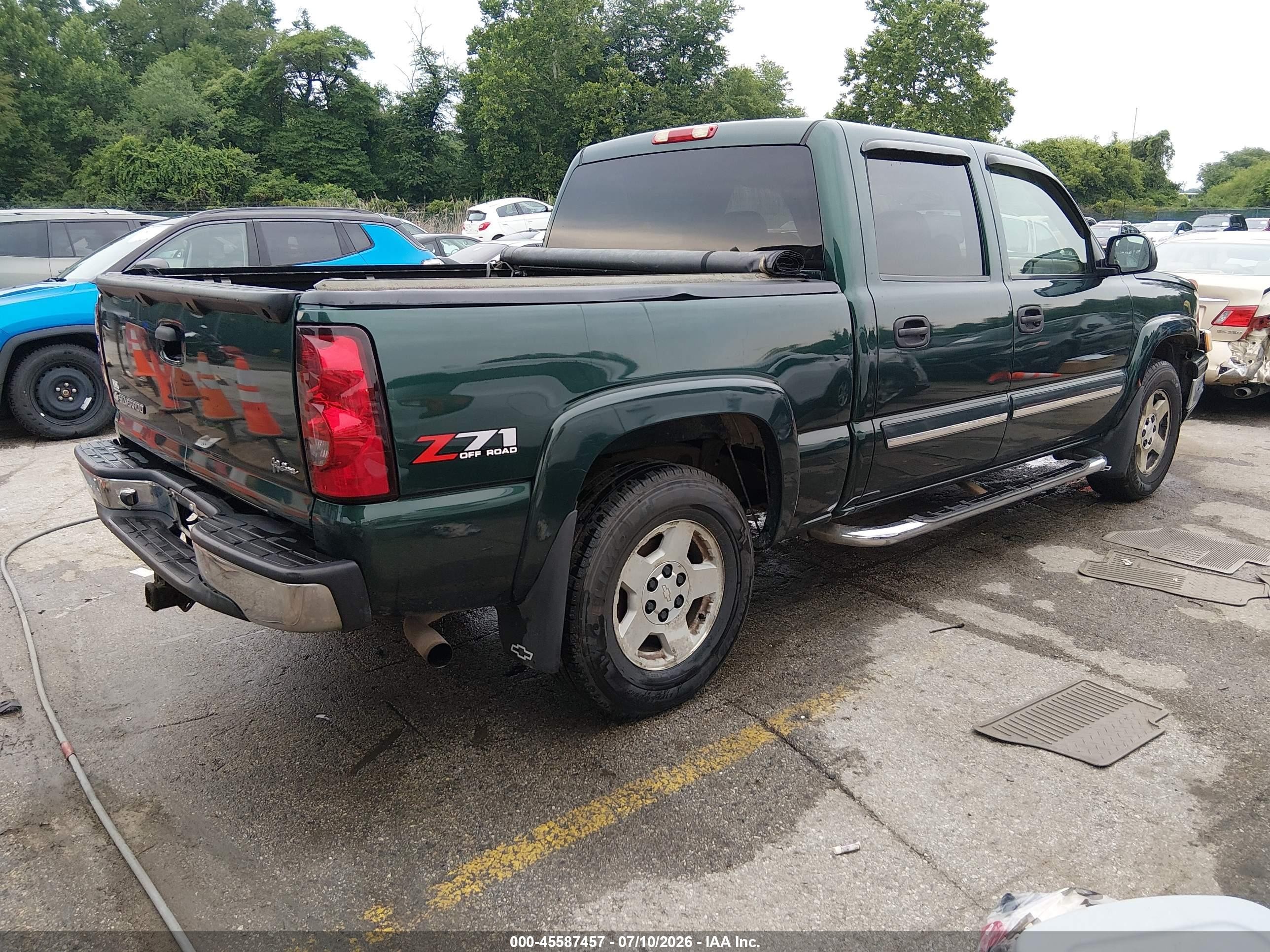 2006 Chevrolet Silverado 1500 Lt3 Green vin: 2GCEK13T561194789