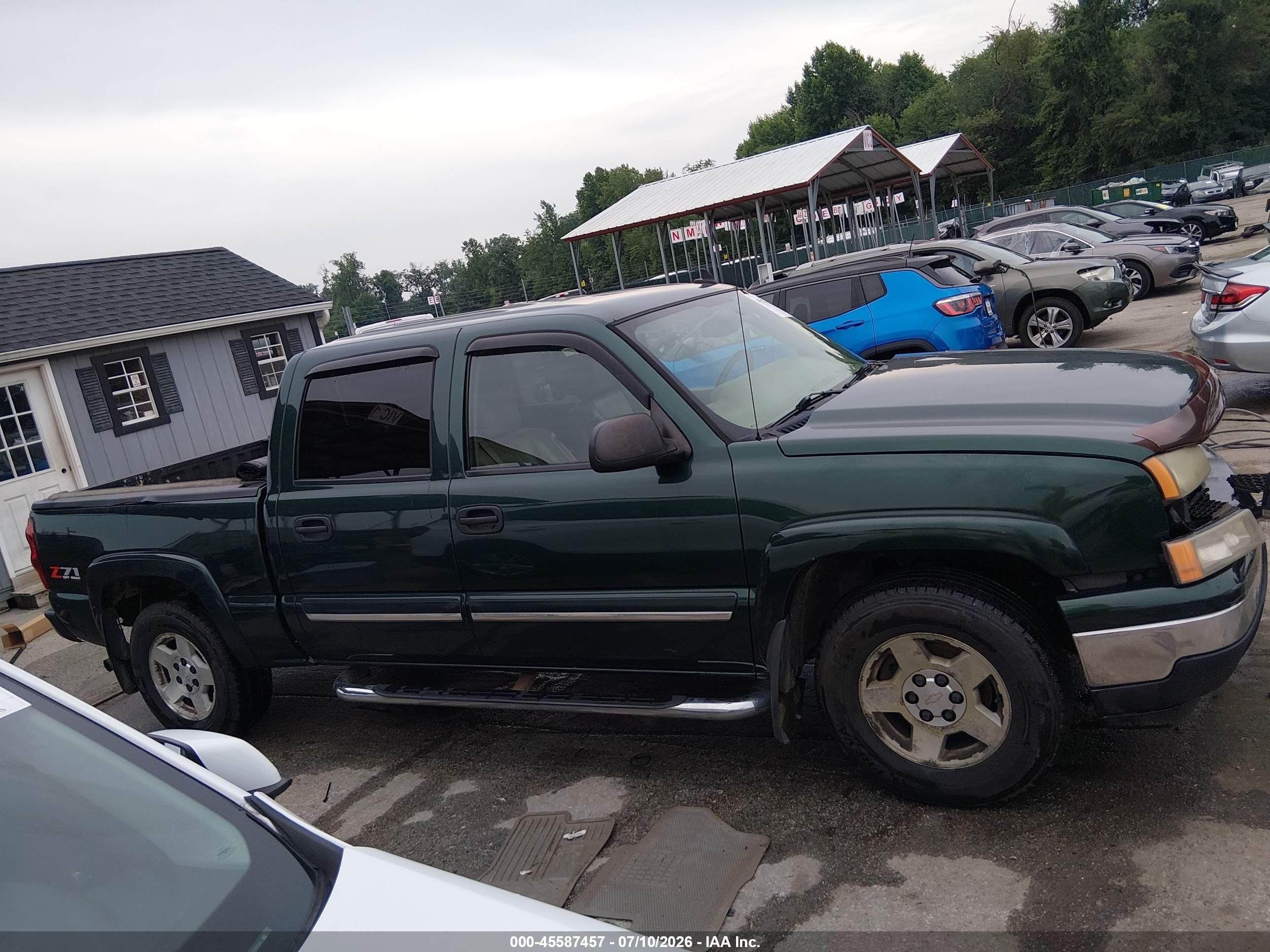 2006 Chevrolet Silverado 1500 Lt3 Green vin: 2GCEK13T561194789