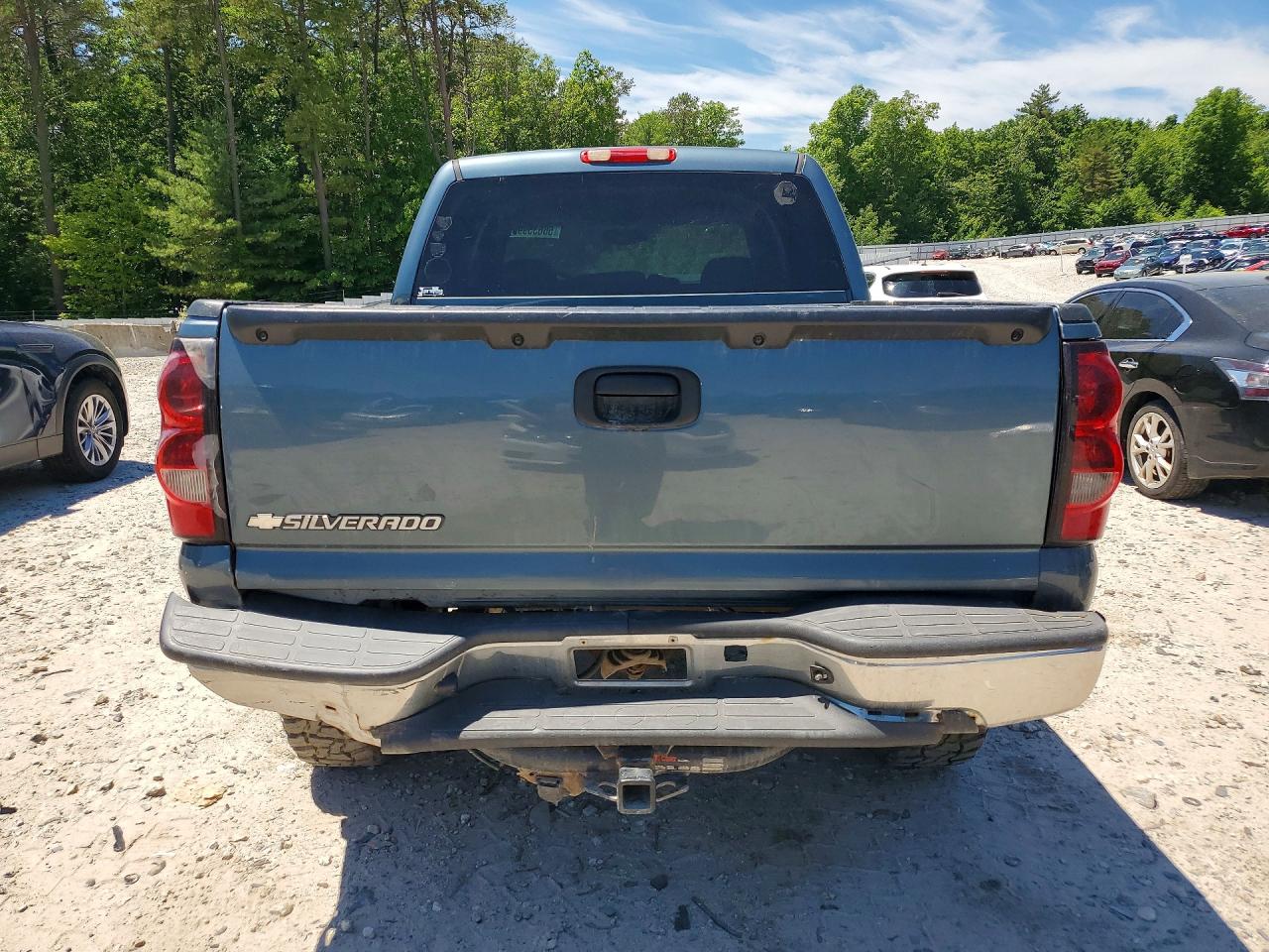 2006 Chevrolet Silverado K1500 Blue vin: 2GCEK13T561221943